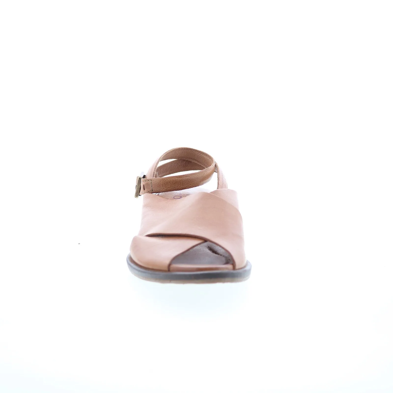 A.S. 98 Garvie Womens Brown Leather Hook & Loop Strap Sandals Shoes