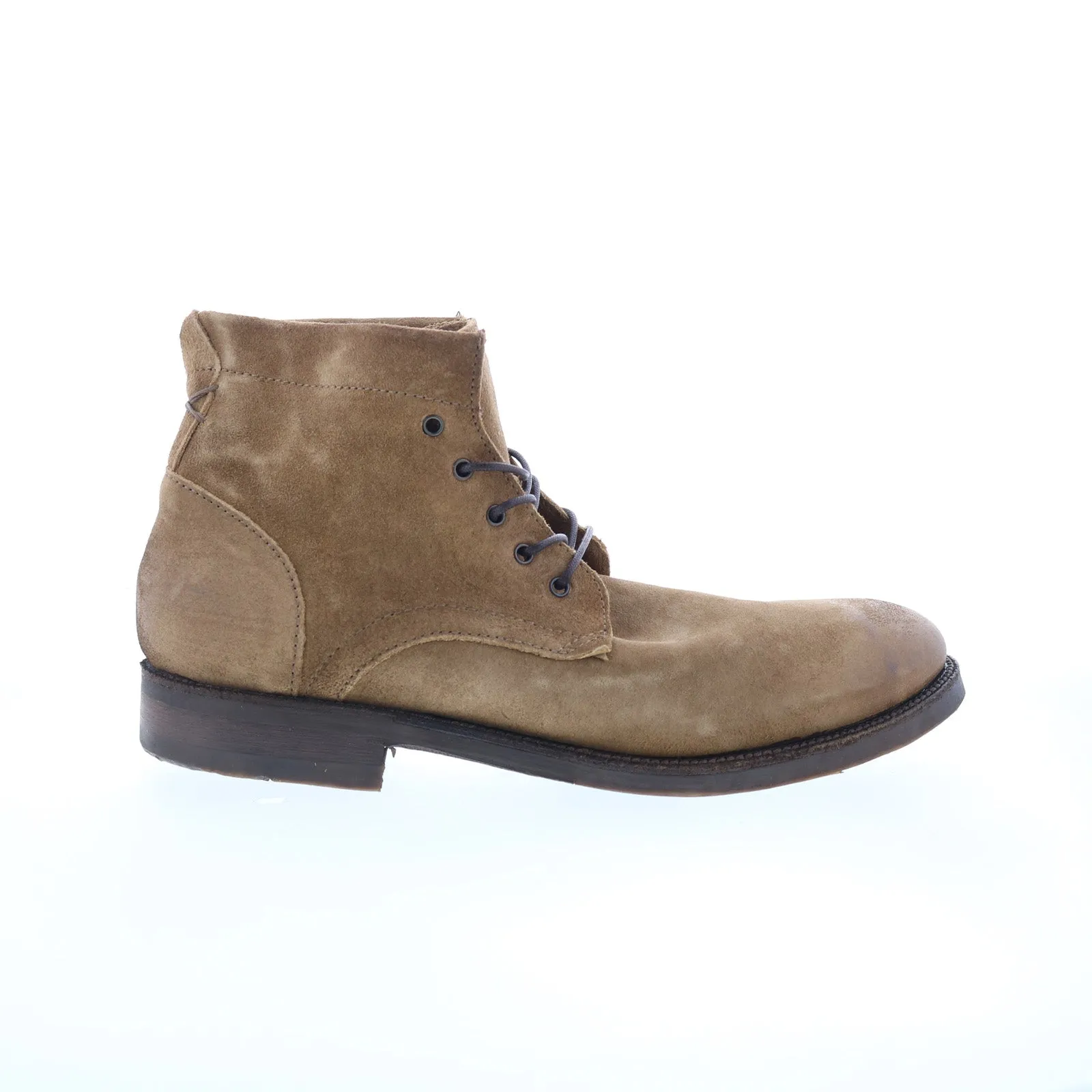 A.S. 98 Sye Mens Brown Leather Lace Up Casual Dress Boots