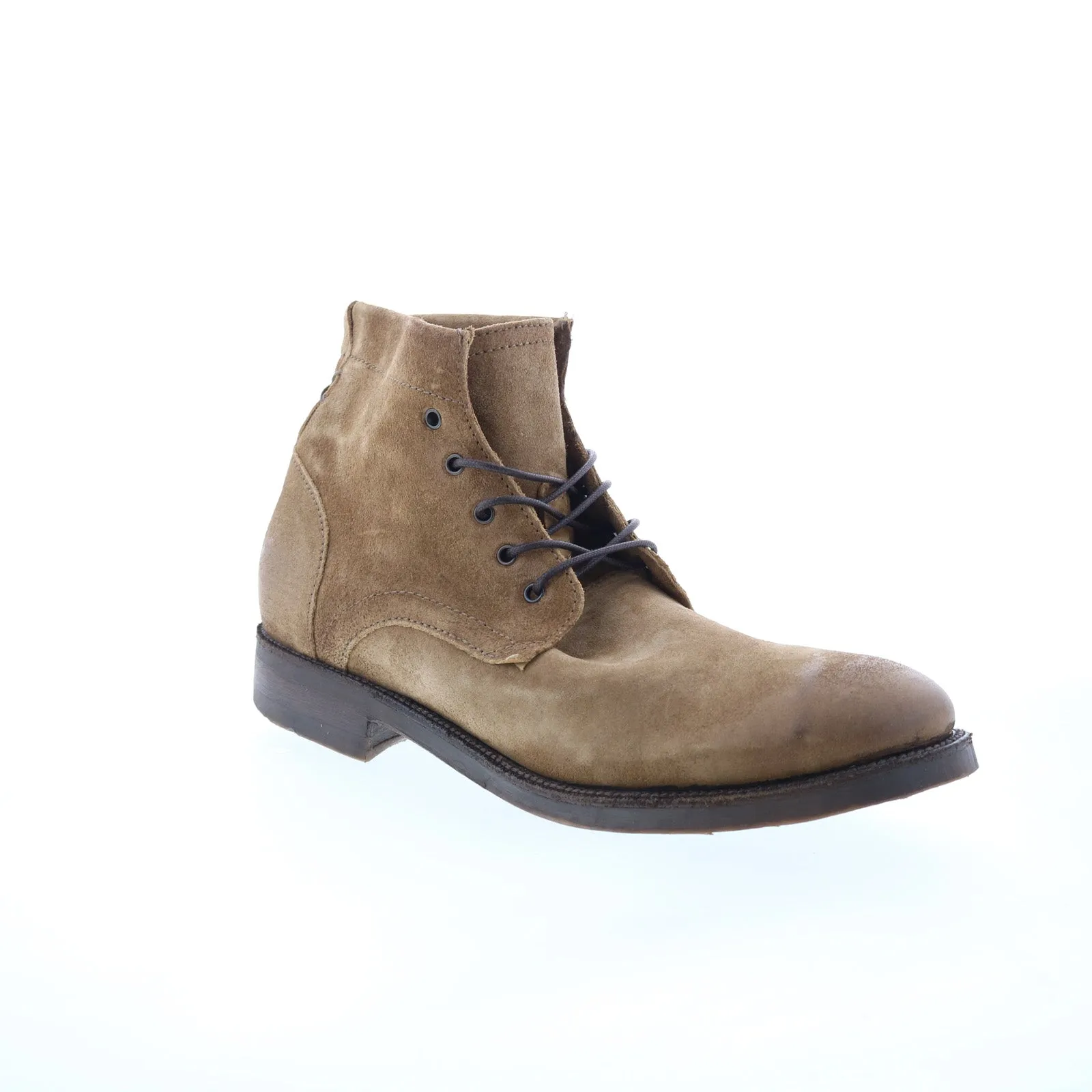 A.S. 98 Sye Mens Brown Leather Lace Up Casual Dress Boots