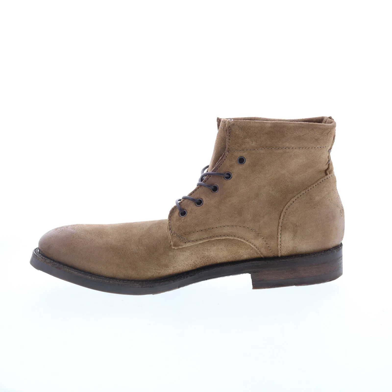 A.S. 98 Sye Mens Brown Leather Lace Up Casual Dress Boots