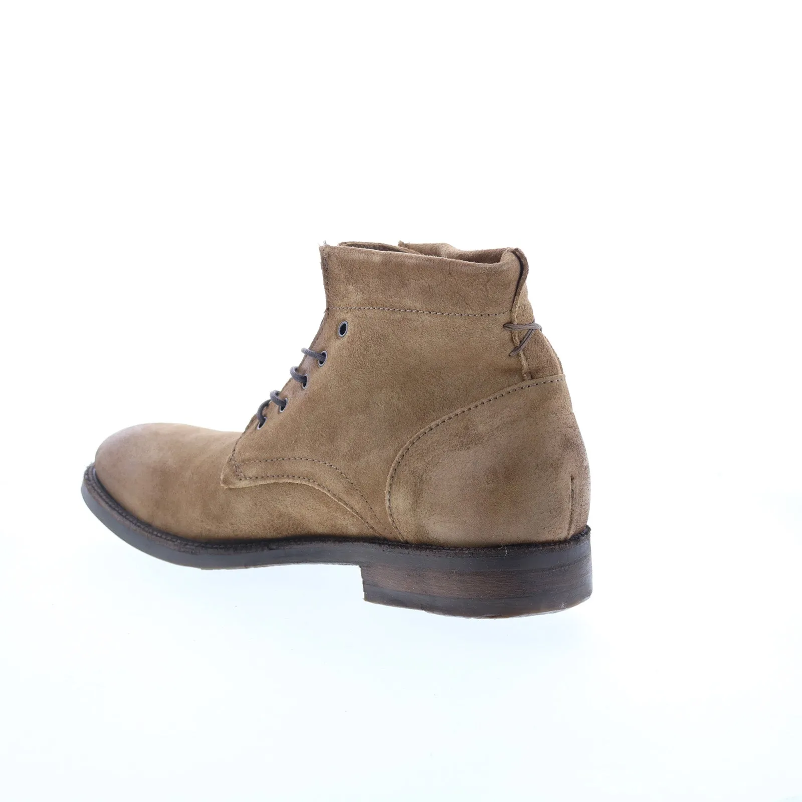 A.S. 98 Sye Mens Brown Leather Lace Up Casual Dress Boots