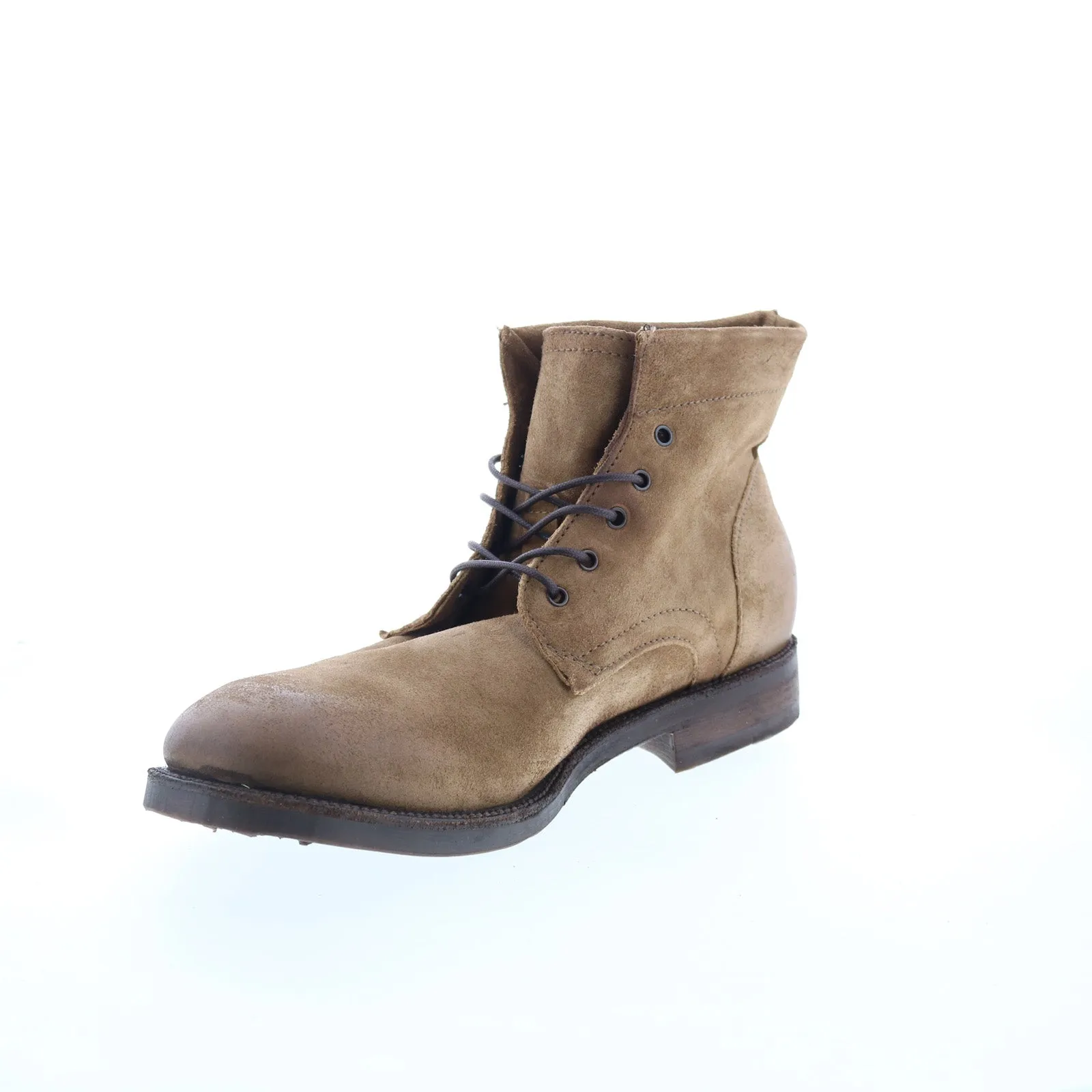 A.S. 98 Sye Mens Brown Leather Lace Up Casual Dress Boots