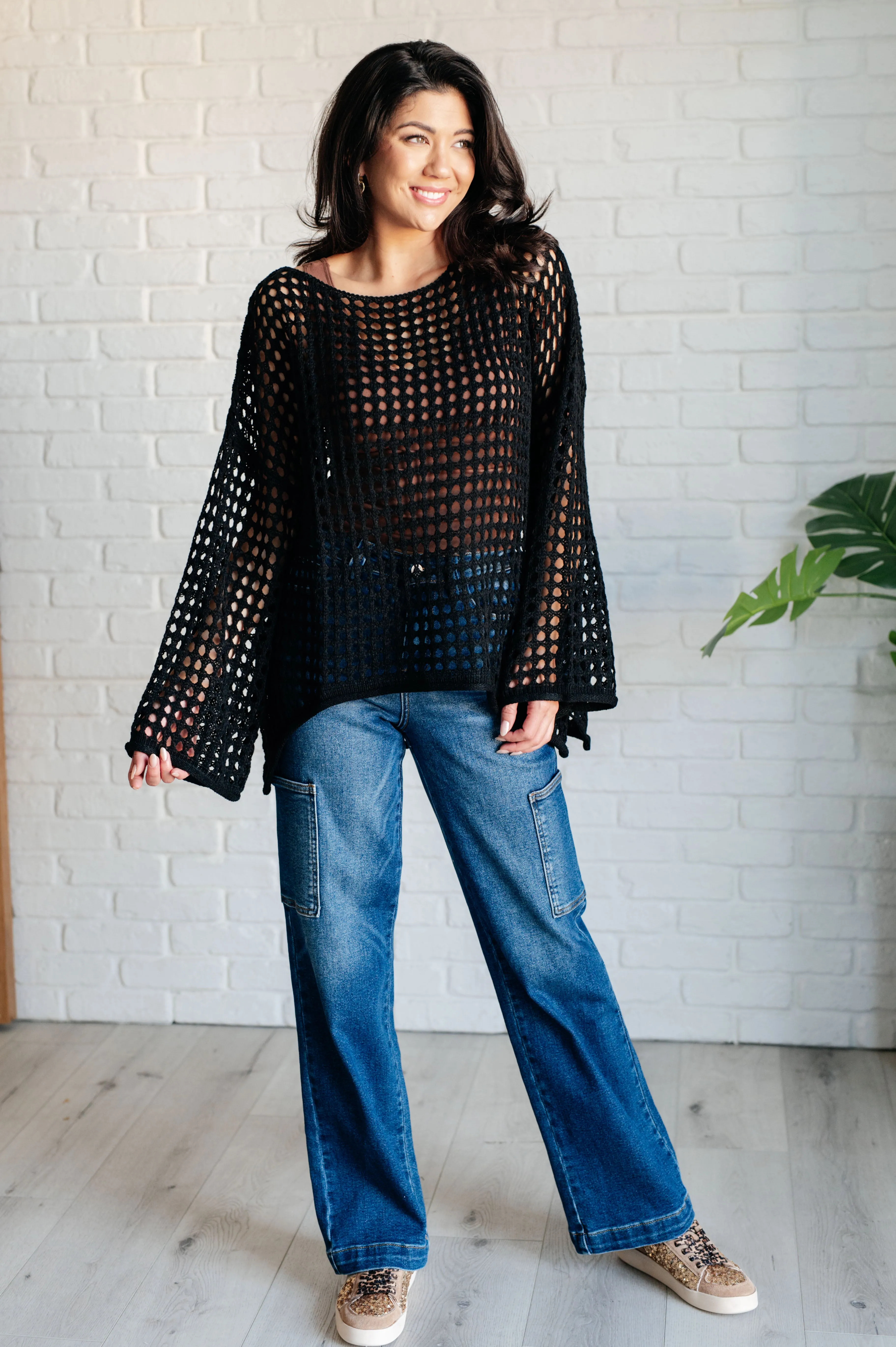Ask Anyway Fishnet Sweater - 9/6/2024