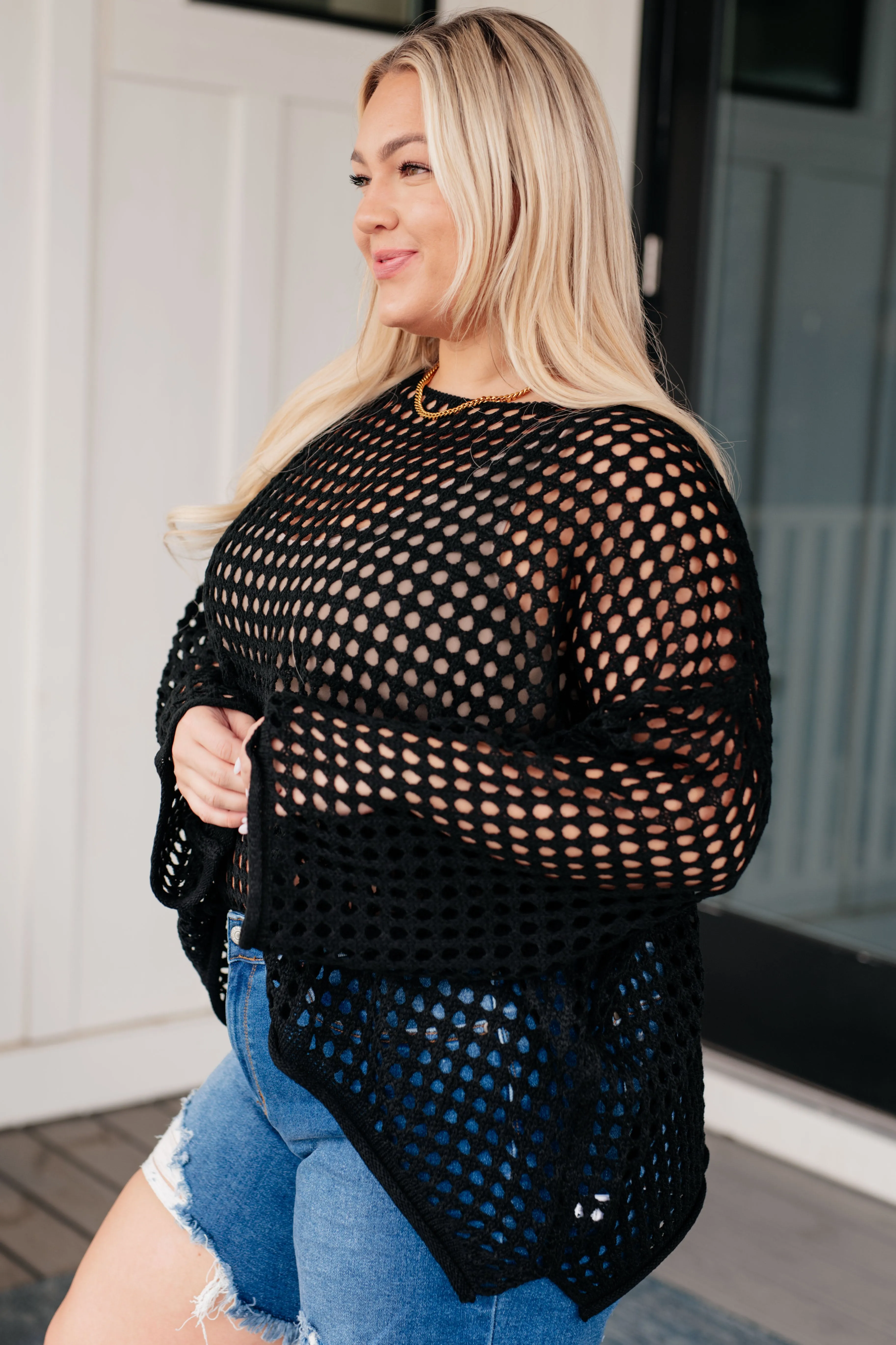 Ask Anyway Fishnet Sweater - 9/6/2024