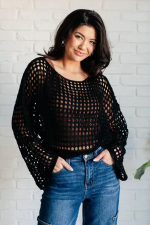 Ask Anyway Fishnet Sweater - 9/6/2024