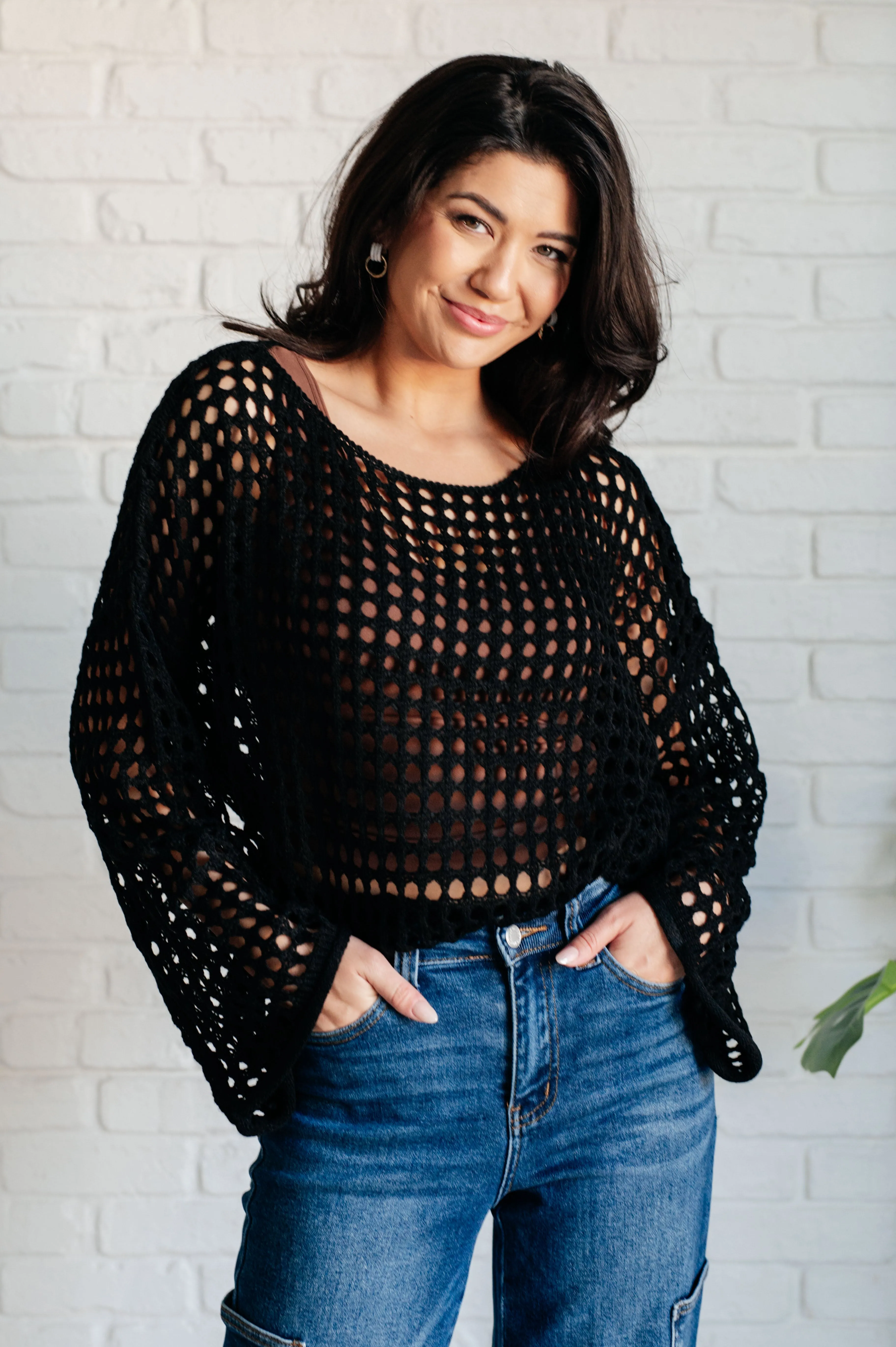 Ask Anyway Fishnet Sweater - 9/6/2024