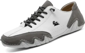 Boxpopla Italian Handmade Beck Low Shoes for Men's & Women's Light Walking Slip on Barefoot Casual Shoes Non-Slip Breathable Fashion Sneakers for Unisex Hiking & Driving