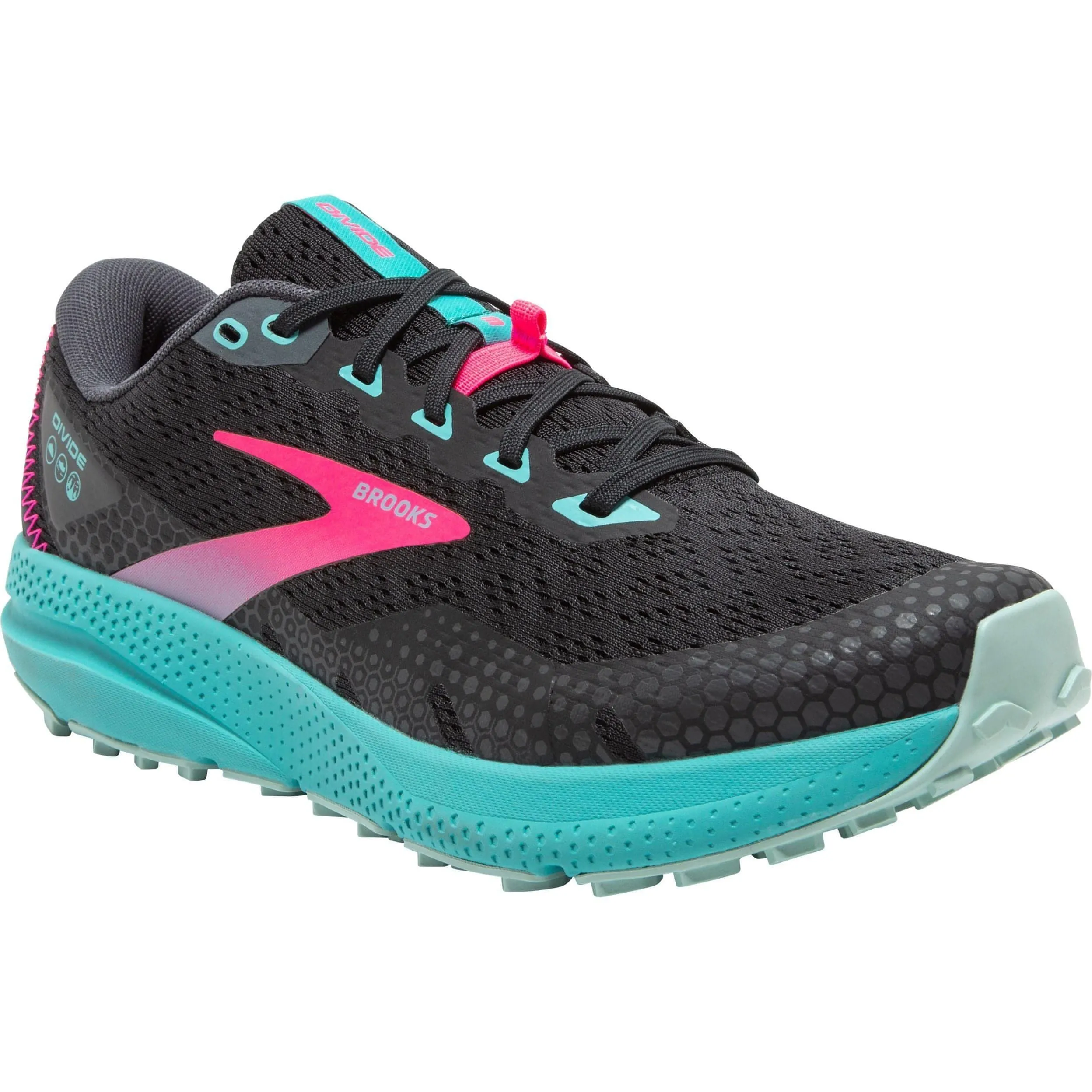 Brooks Divide 3 Womens Trail Running Shoes - Black