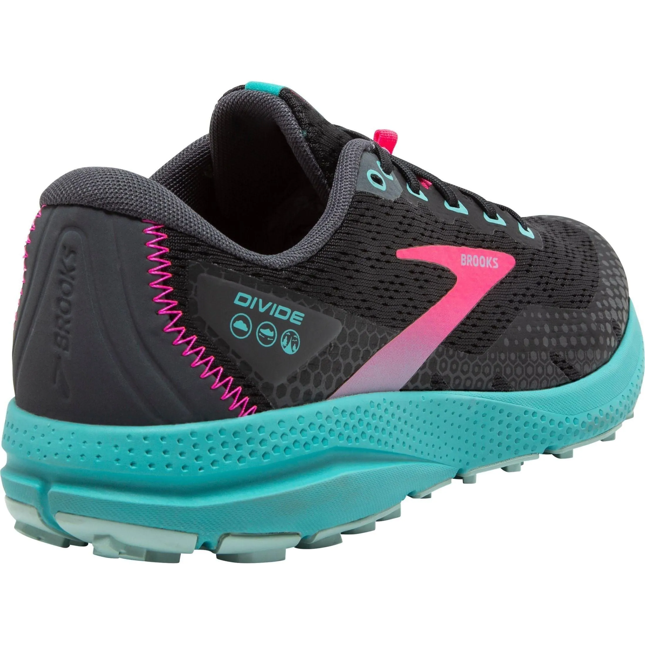 Brooks Divide 3 Womens Trail Running Shoes - Black