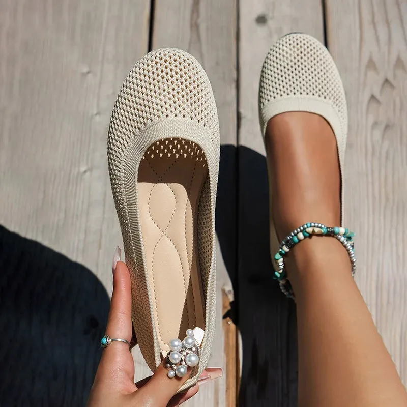 Casual Breathable Mesh Flats