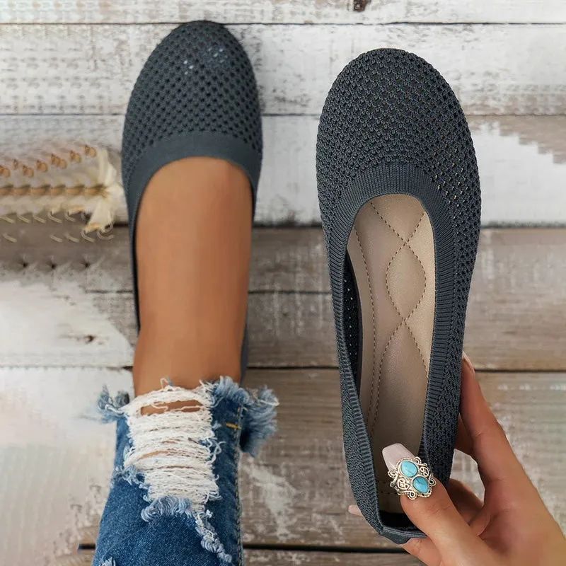 Casual Breathable Mesh Flats