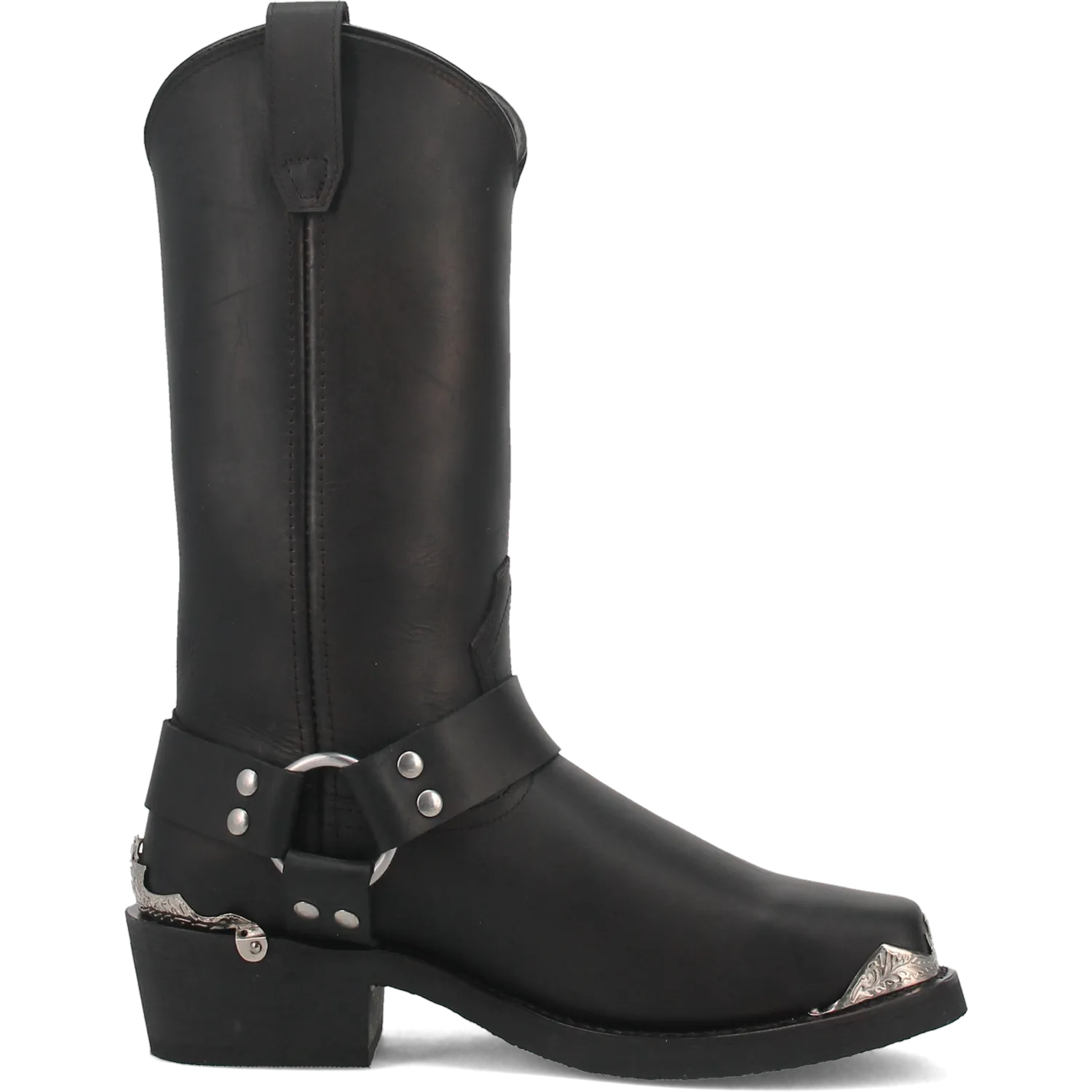 Chopper Leather Harness Biker Boot