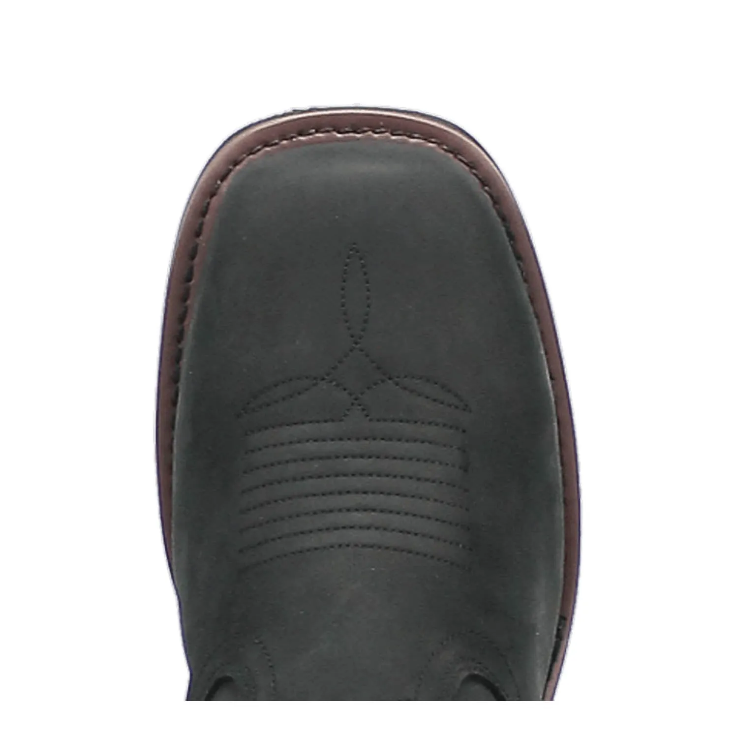 Dan Post Mens Las Cruces Composite Toe Waterproof Black Leather Work Boots