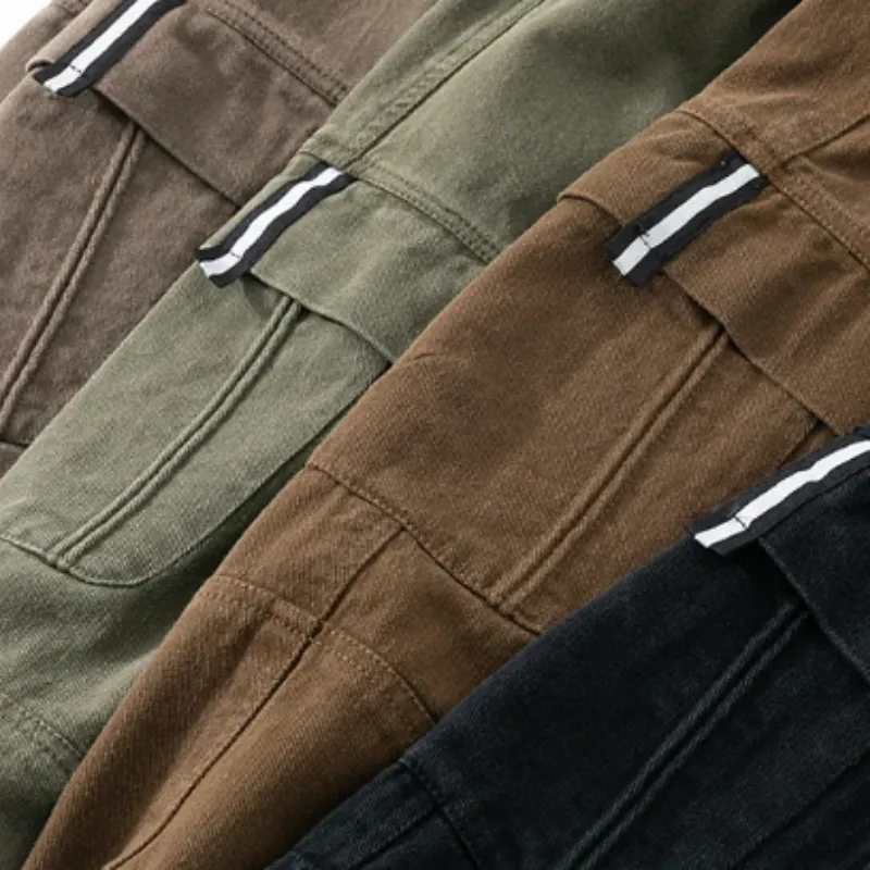 Draagik - Cargo Broek Heren – Casual Joggingbroek met Zakken, Comfortabele Taille
