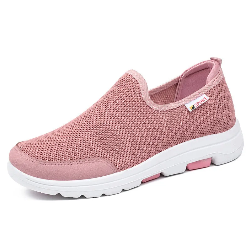 Flyknit Breathable Soft Sole Walking Shoes