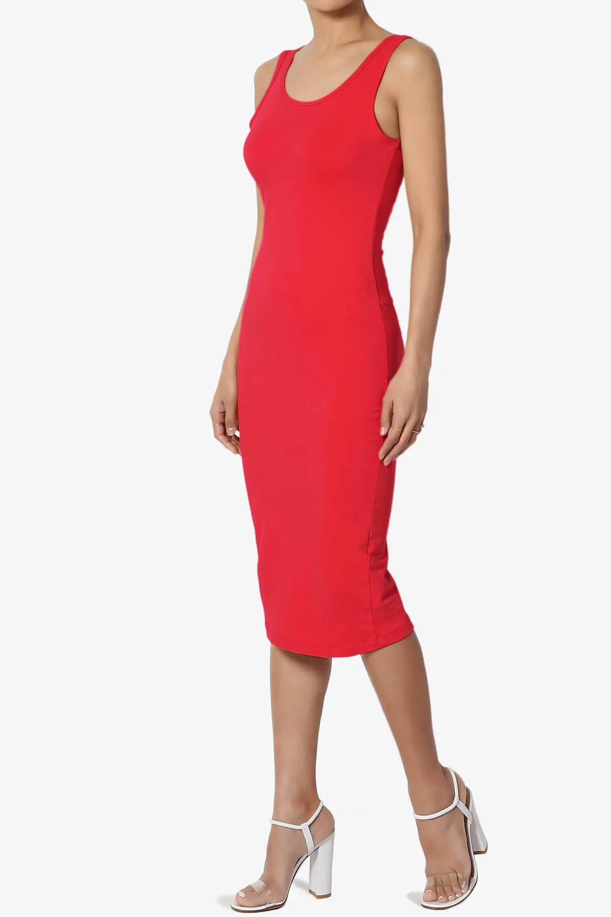 Fontella Sleeveless Bodycon Midi Dress