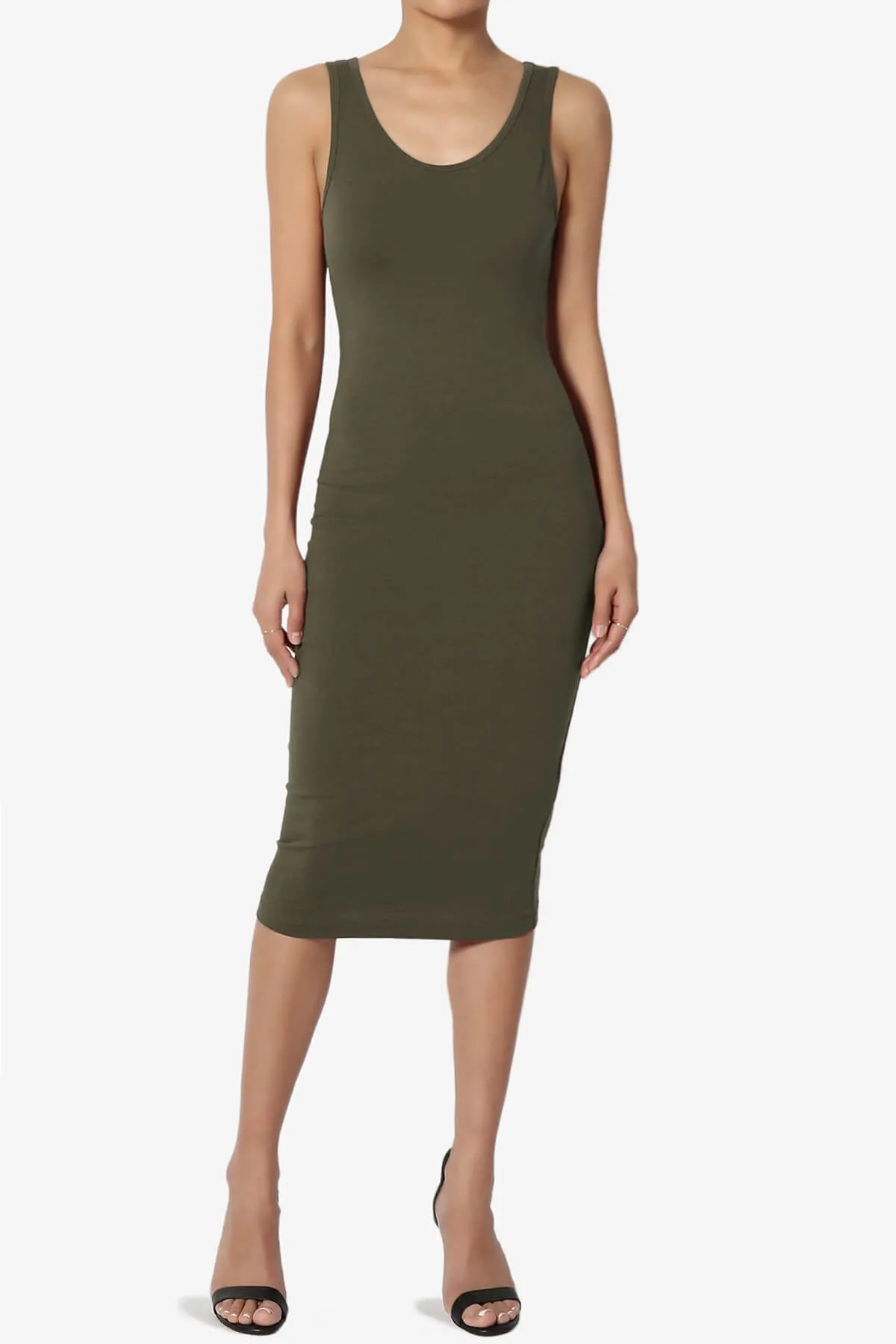 Fontella Sleeveless Bodycon Midi Dress