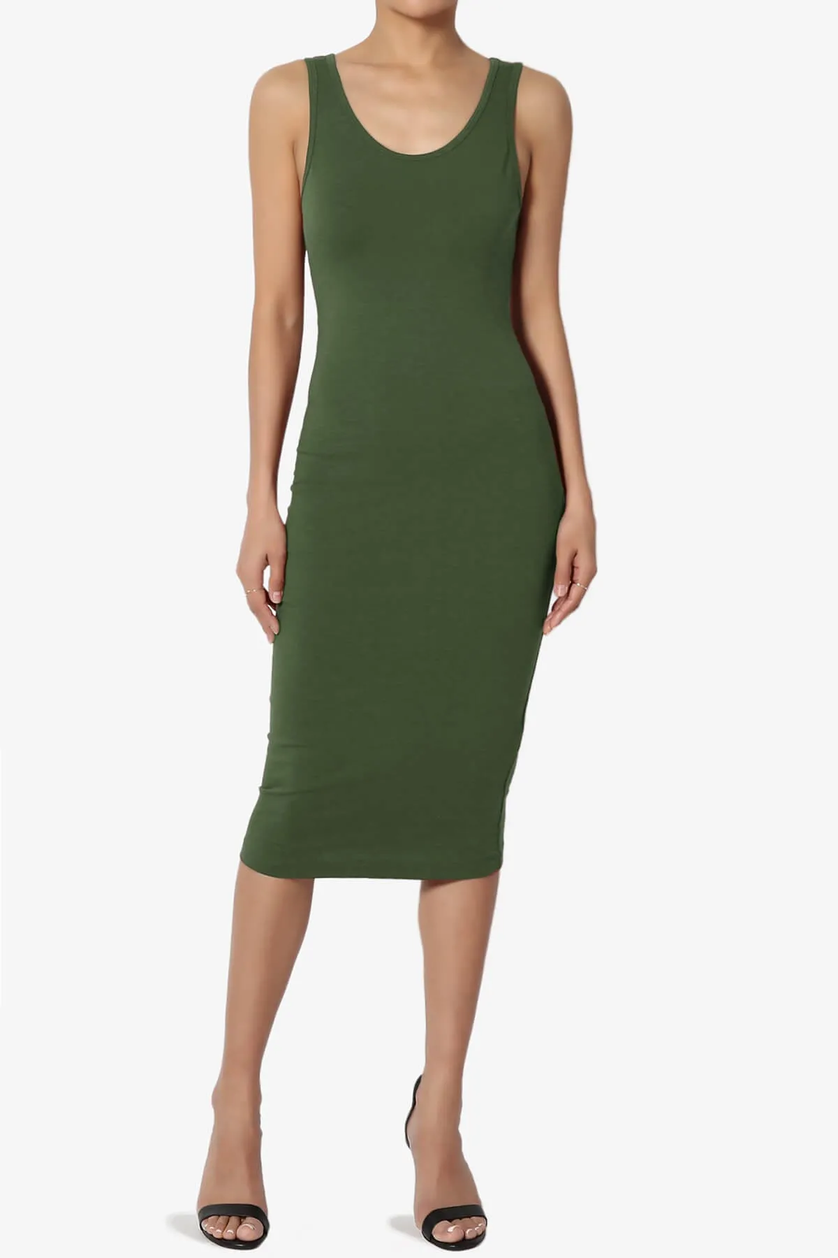 Fontella Sleeveless Bodycon Midi Dress
