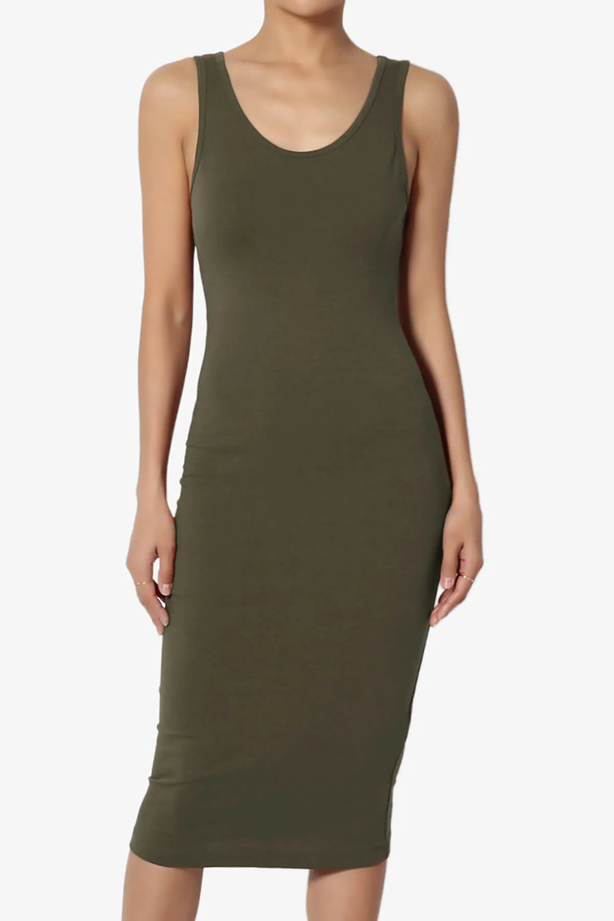 Fontella Sleeveless Bodycon Midi Dress