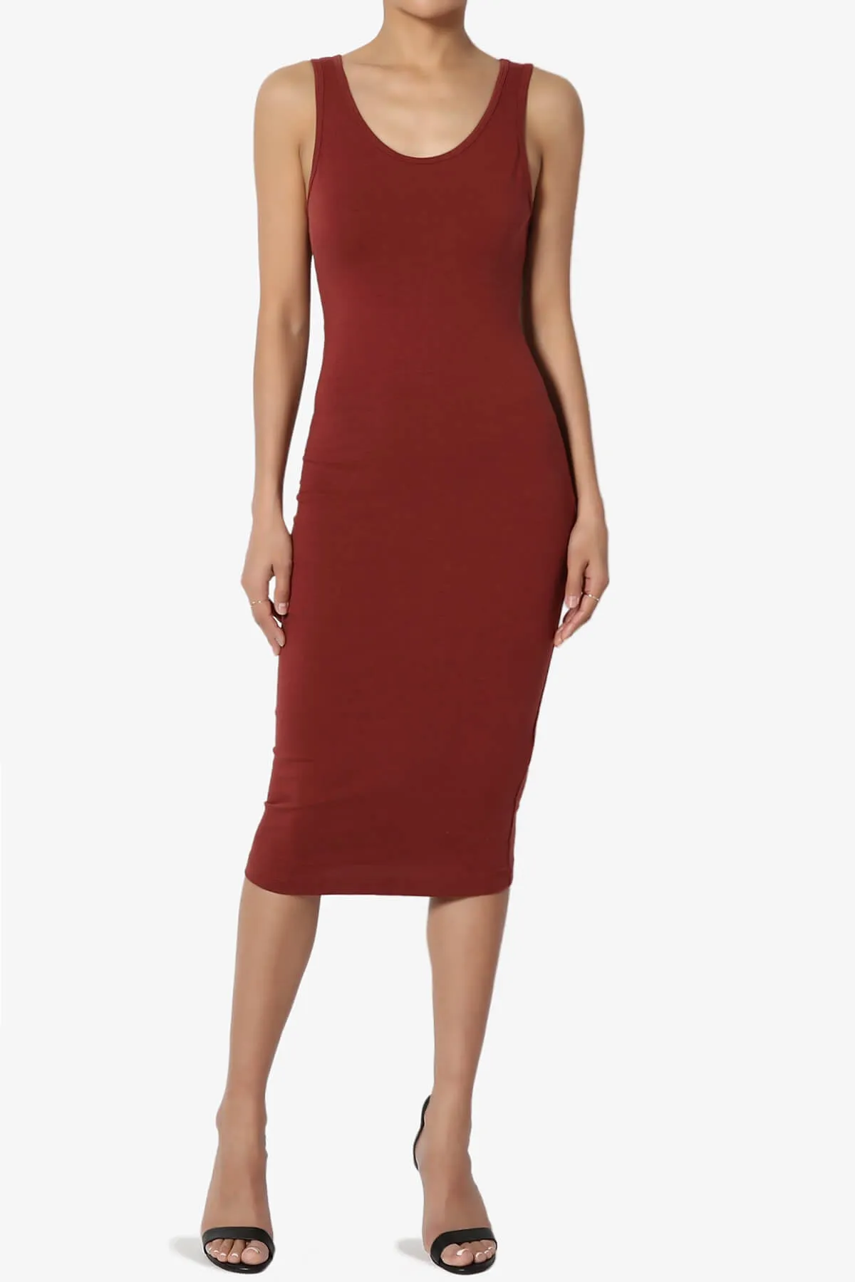 Fontella Sleeveless Bodycon Midi Dress