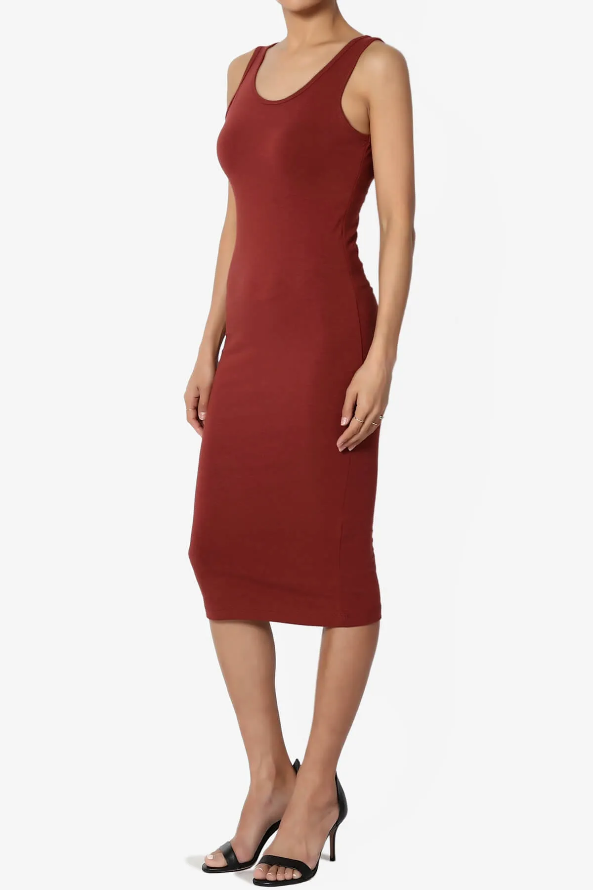 Fontella Sleeveless Bodycon Midi Dress