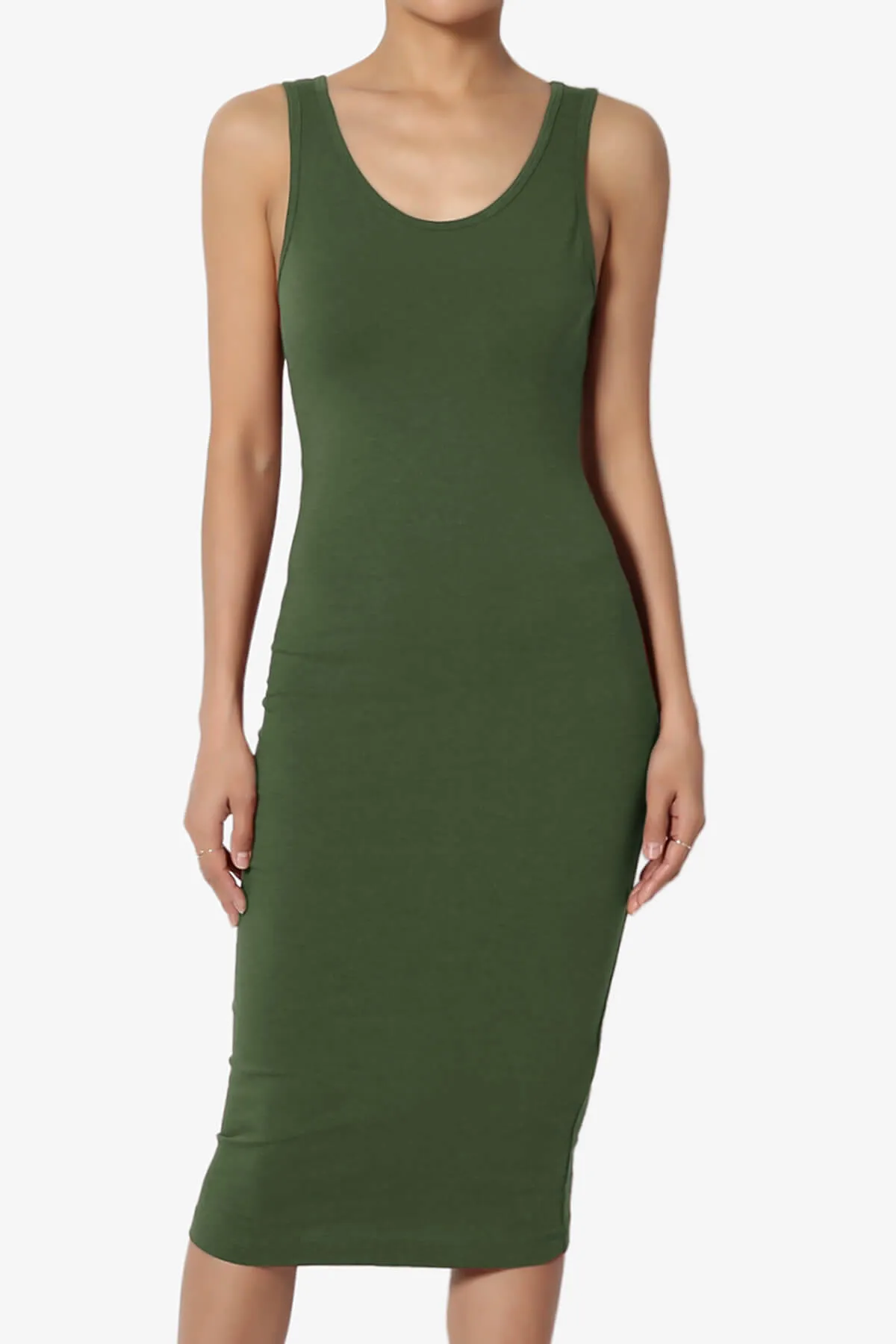 Fontella Sleeveless Bodycon Midi Dress