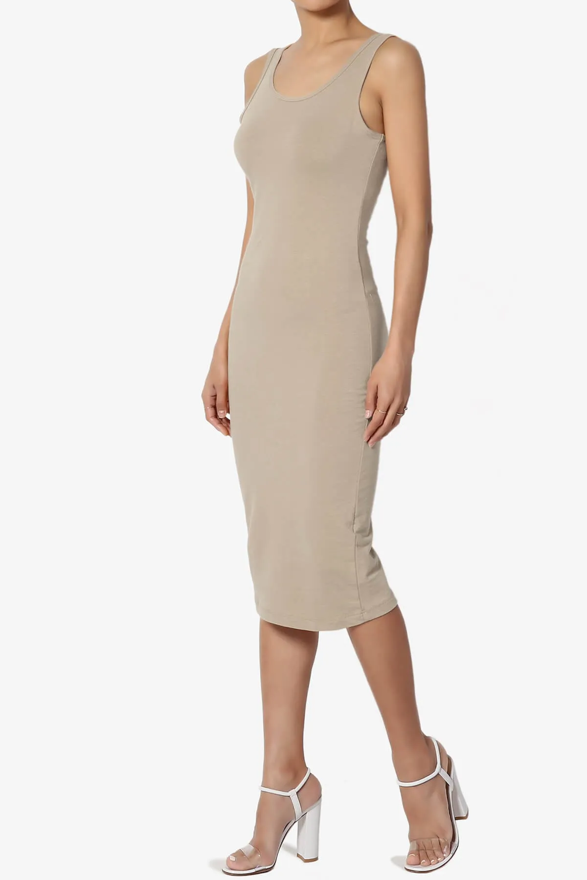 Fontella Sleeveless Bodycon Midi Dress