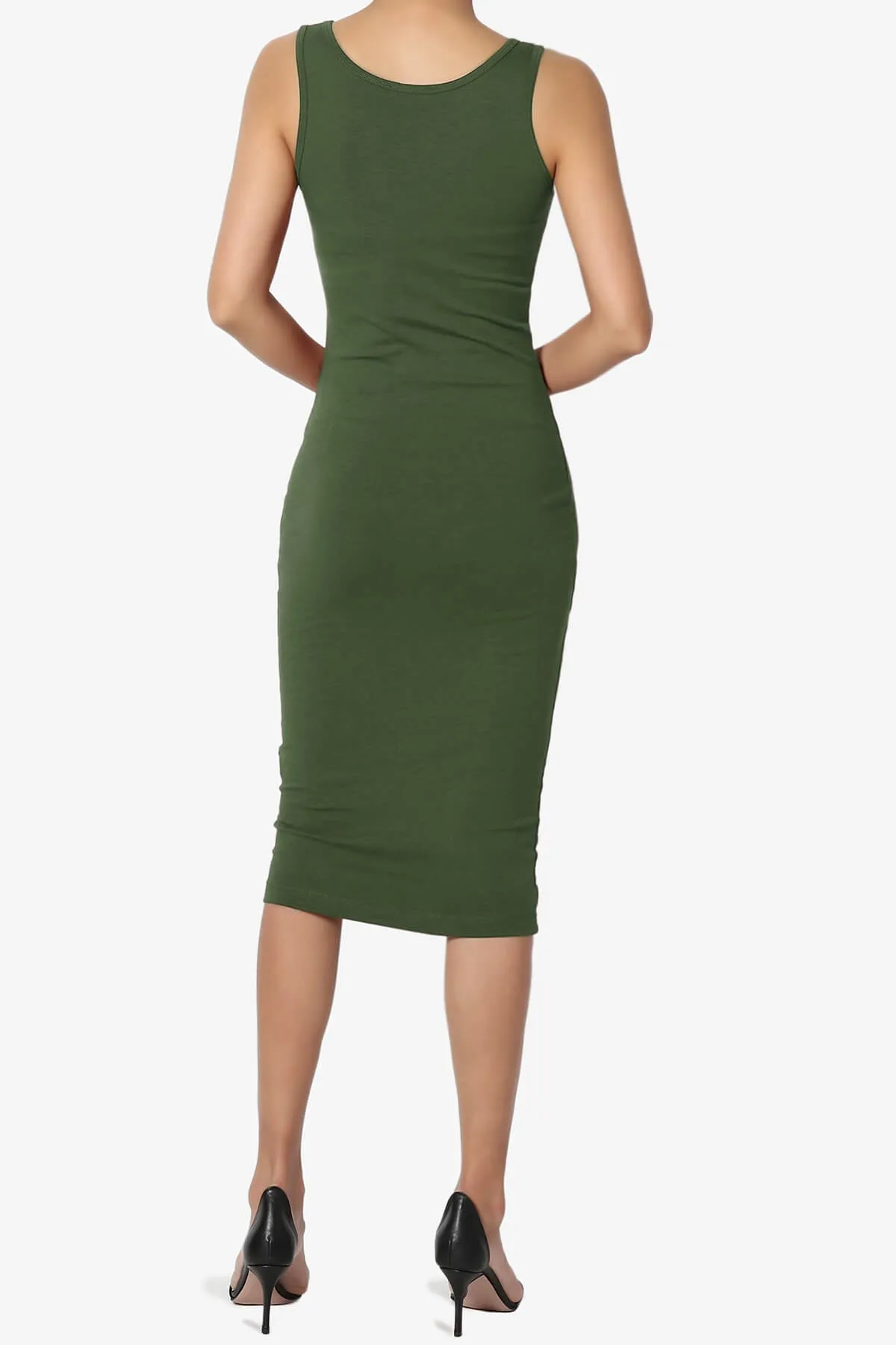 Fontella Sleeveless Bodycon Midi Dress