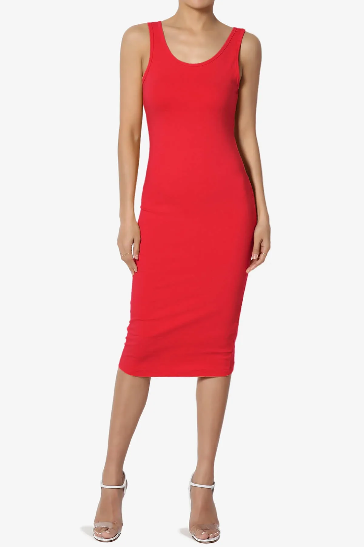 Fontella Sleeveless Bodycon Midi Dress