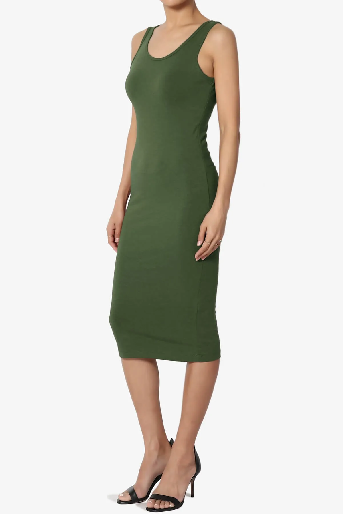 Fontella Sleeveless Bodycon Midi Dress