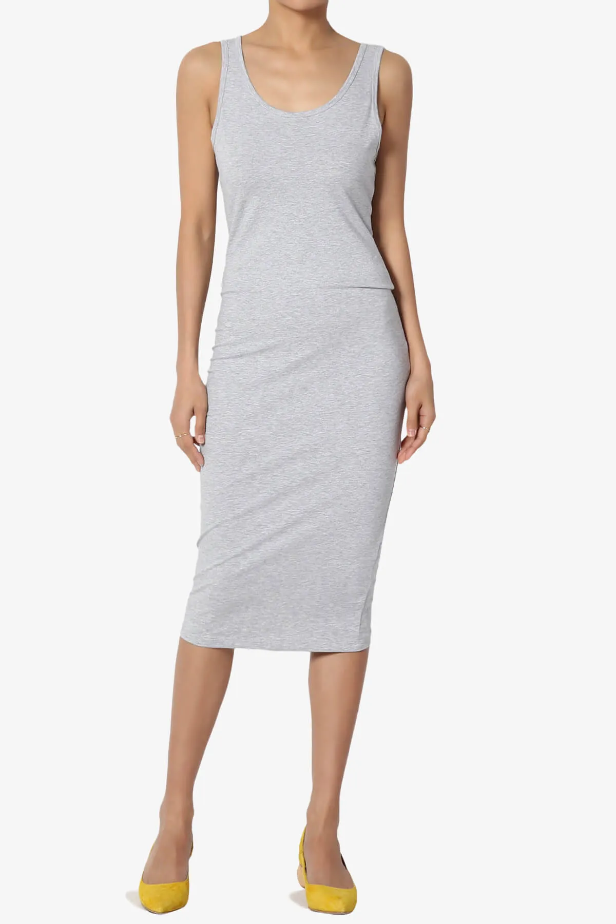 Fontella Sleeveless Bodycon Midi Dress