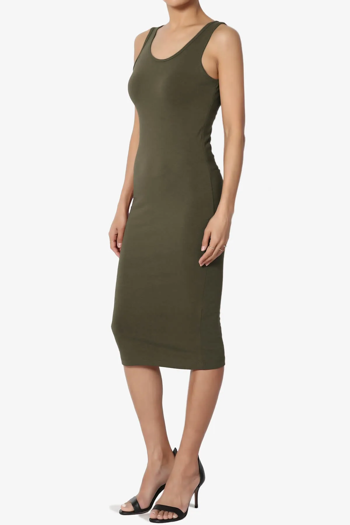 Fontella Sleeveless Bodycon Midi Dress
