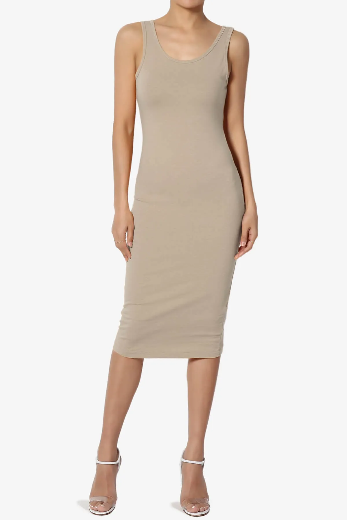 Fontella Sleeveless Bodycon Midi Dress