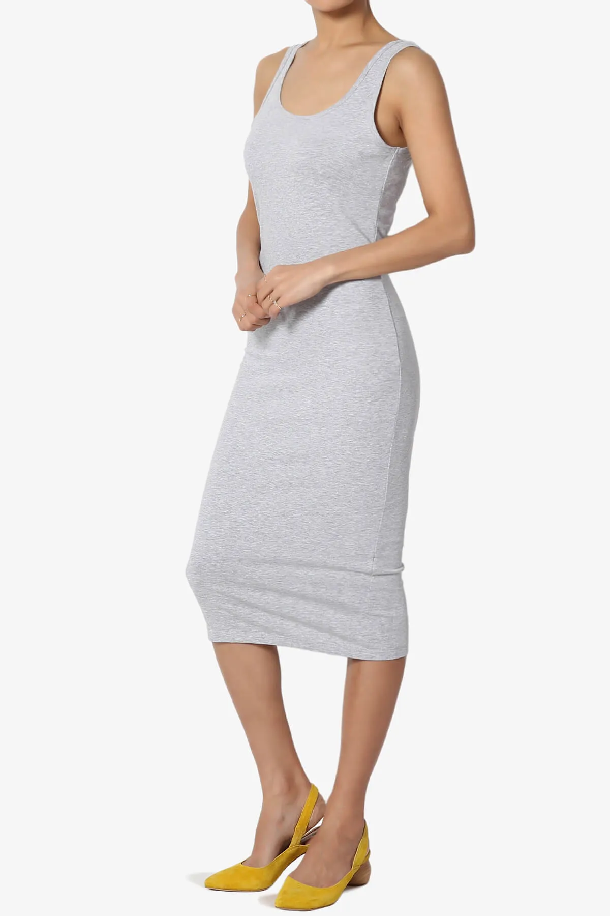 Fontella Sleeveless Bodycon Midi Dress