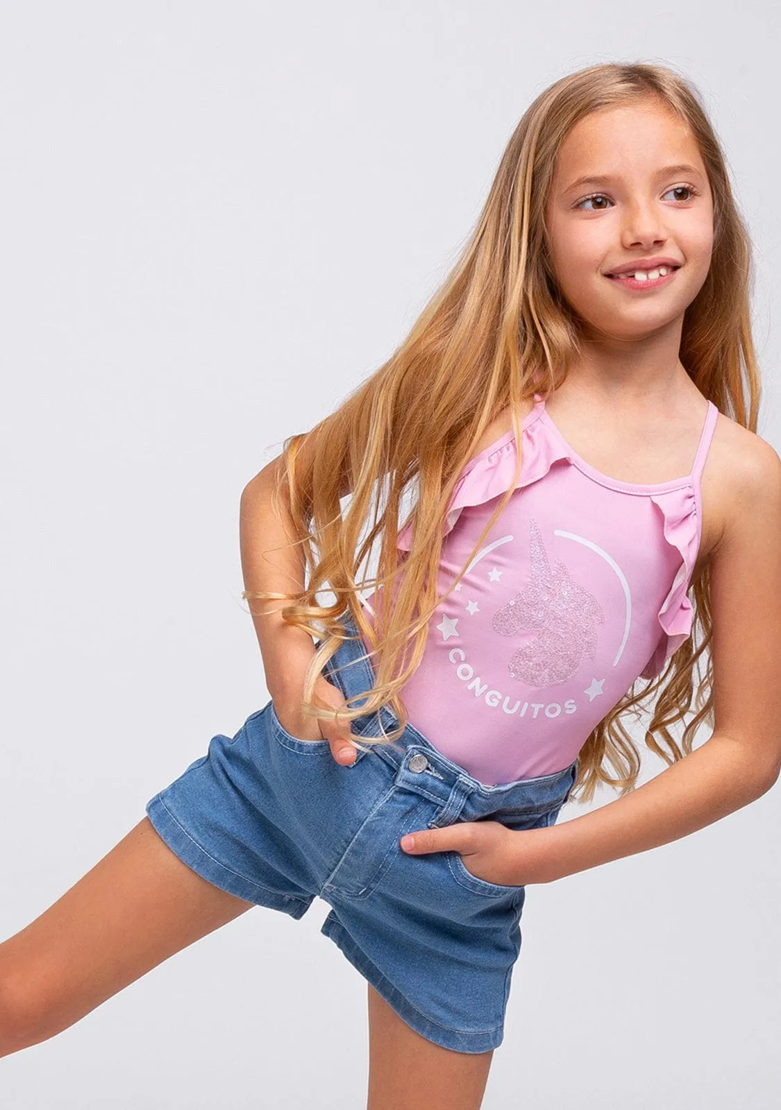 Girl's Denim Shorts