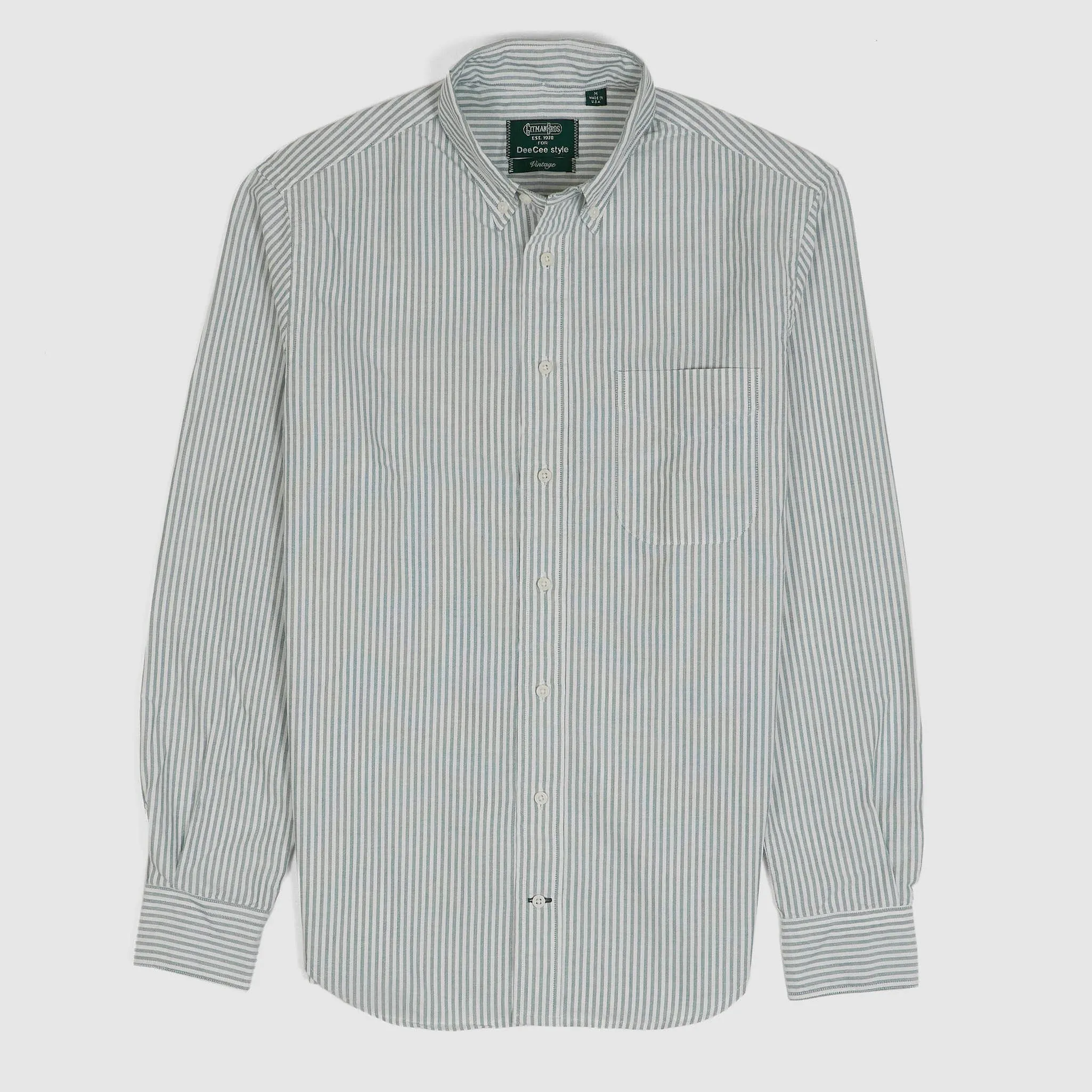 Gitman Vintage Oxford Button Down Shirt Classic Stripes