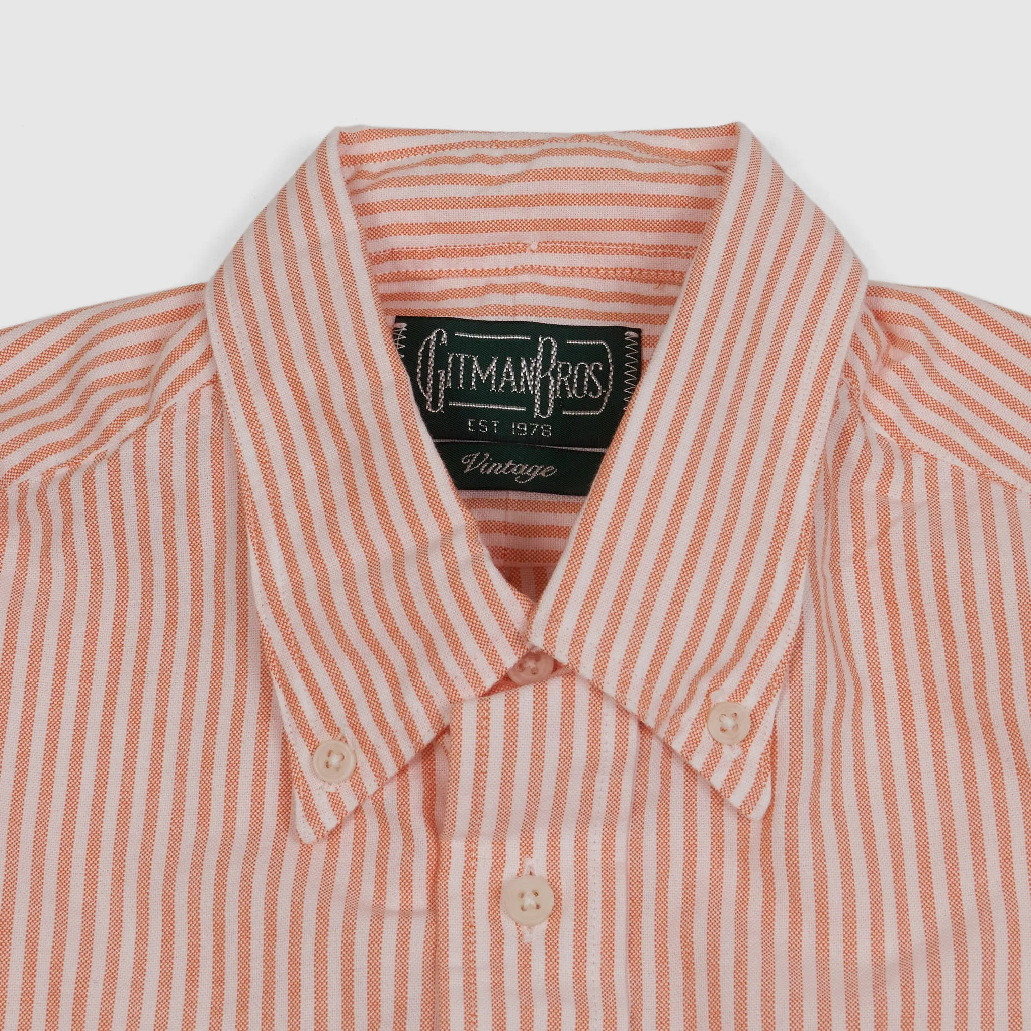 Gitman Vintage Oxford Button Down Shirt Classic Stripes
