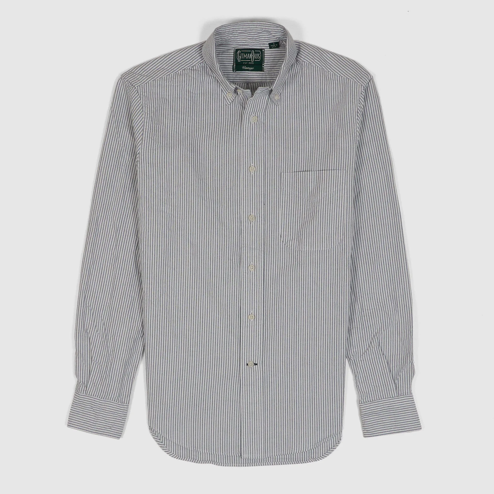 Gitman Vintage Oxford Button Down Shirt Classic Stripes