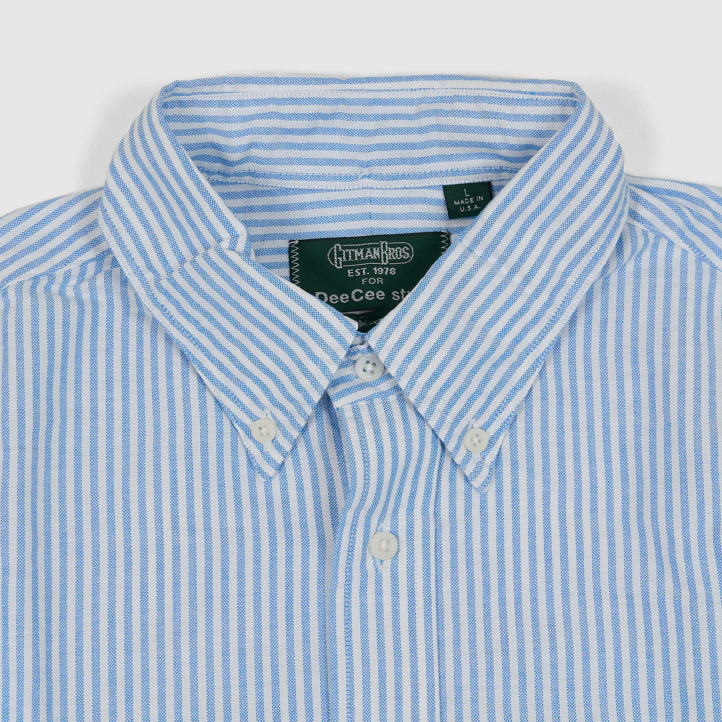 Gitman Vintage Oxford Button Down Shirt Classic Stripes