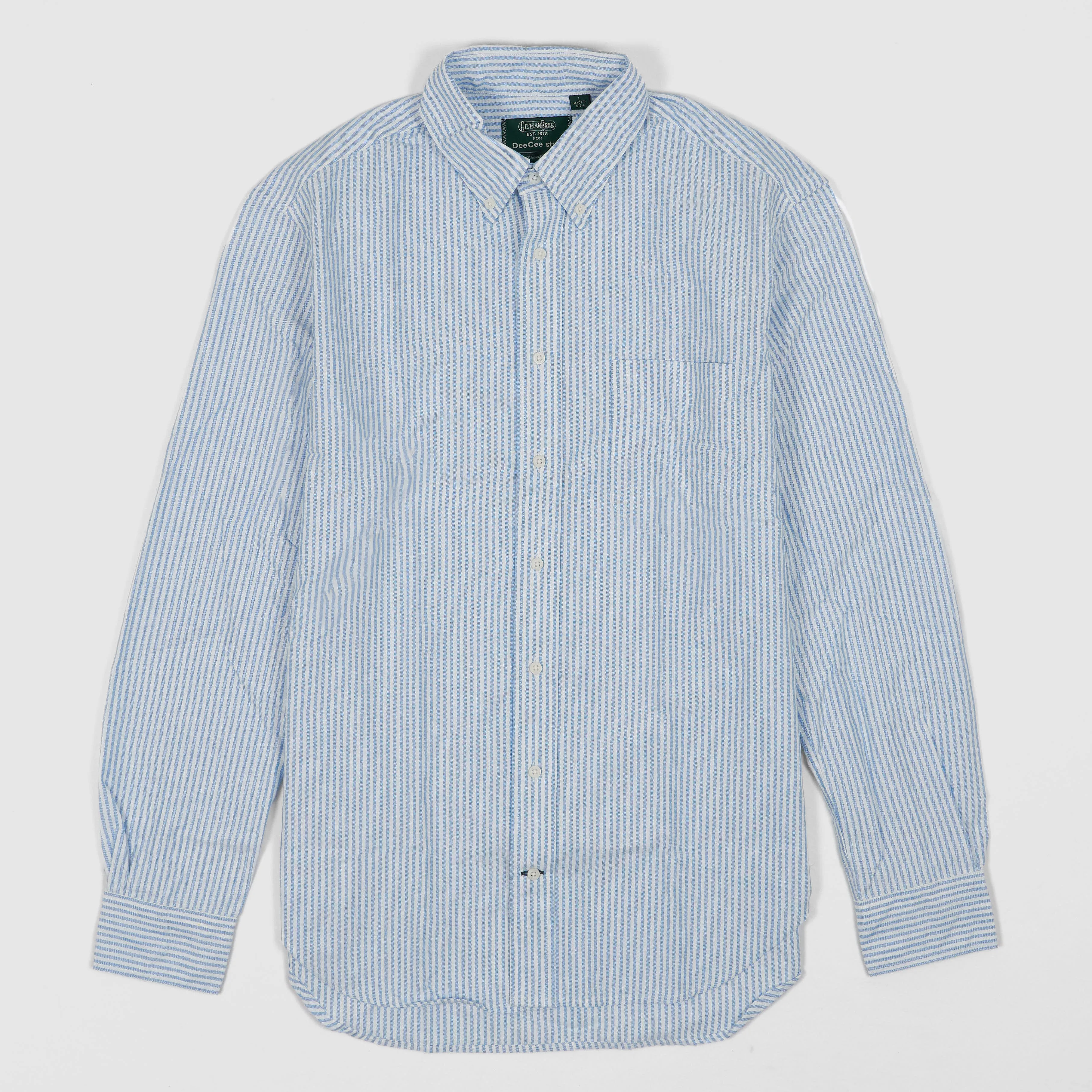 Gitman Vintage Oxford Button Down Shirt Classic Stripes