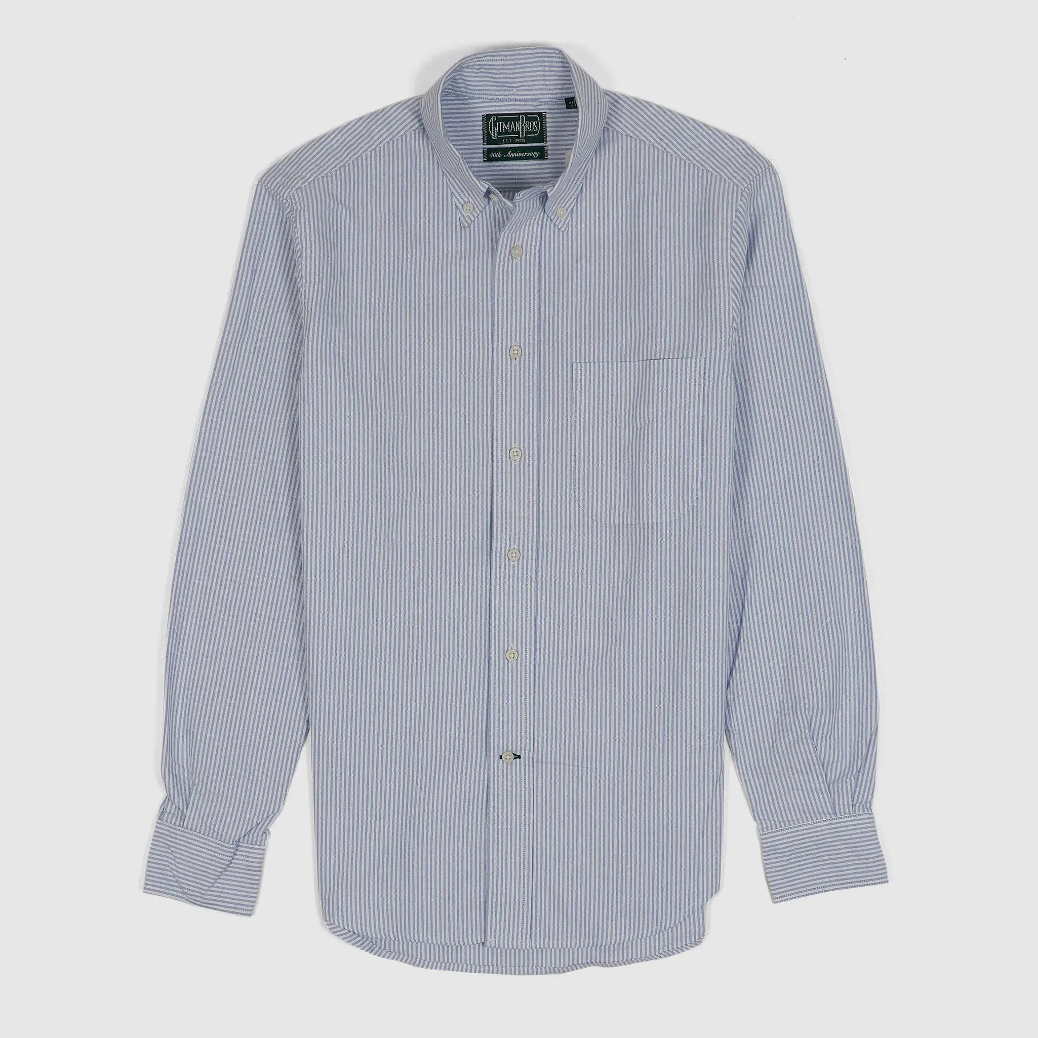 Gitman Vintage Oxford Button Down Shirt Classic Stripes