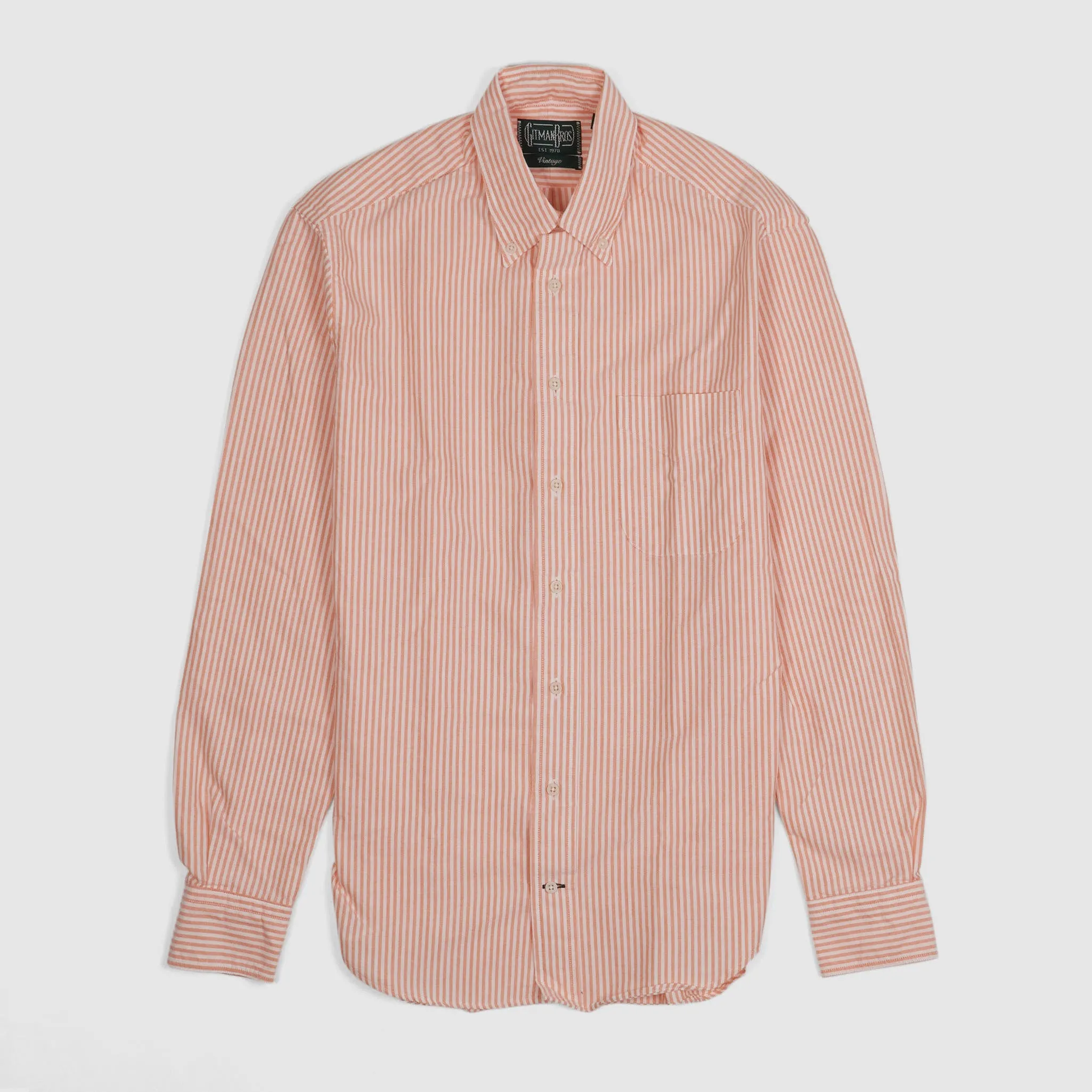 Gitman Vintage Oxford Button Down Shirt Classic Stripes