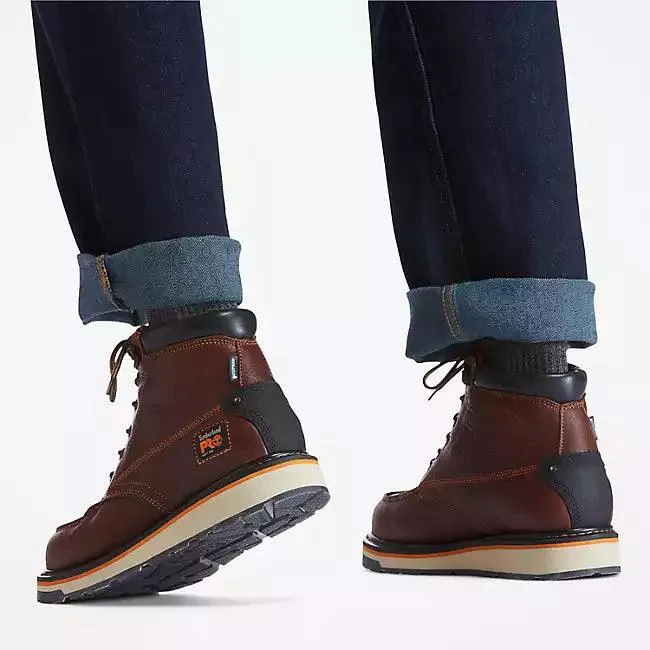 Gridworks 6in Soft Toe WP Brown