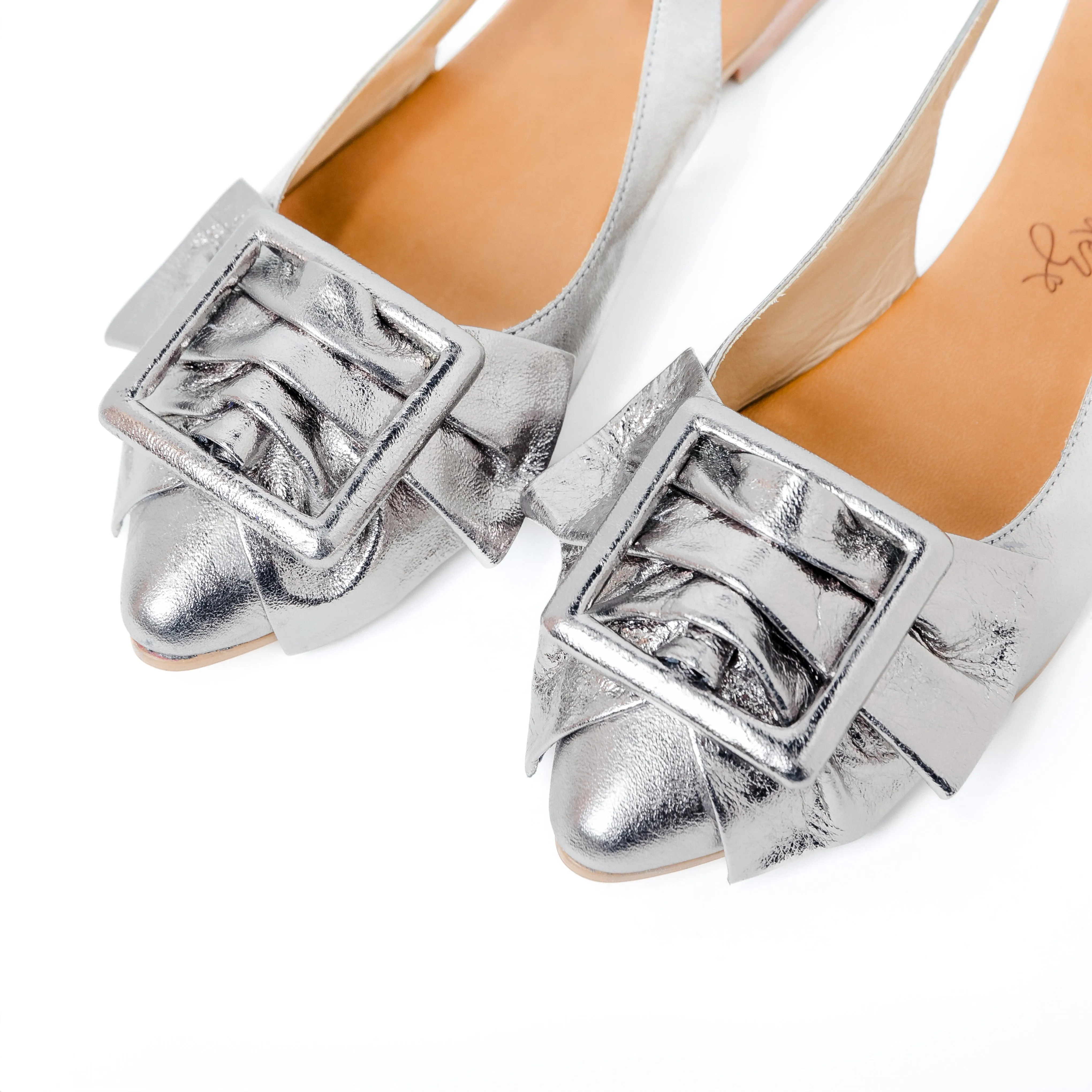 Lili Flats - Silver