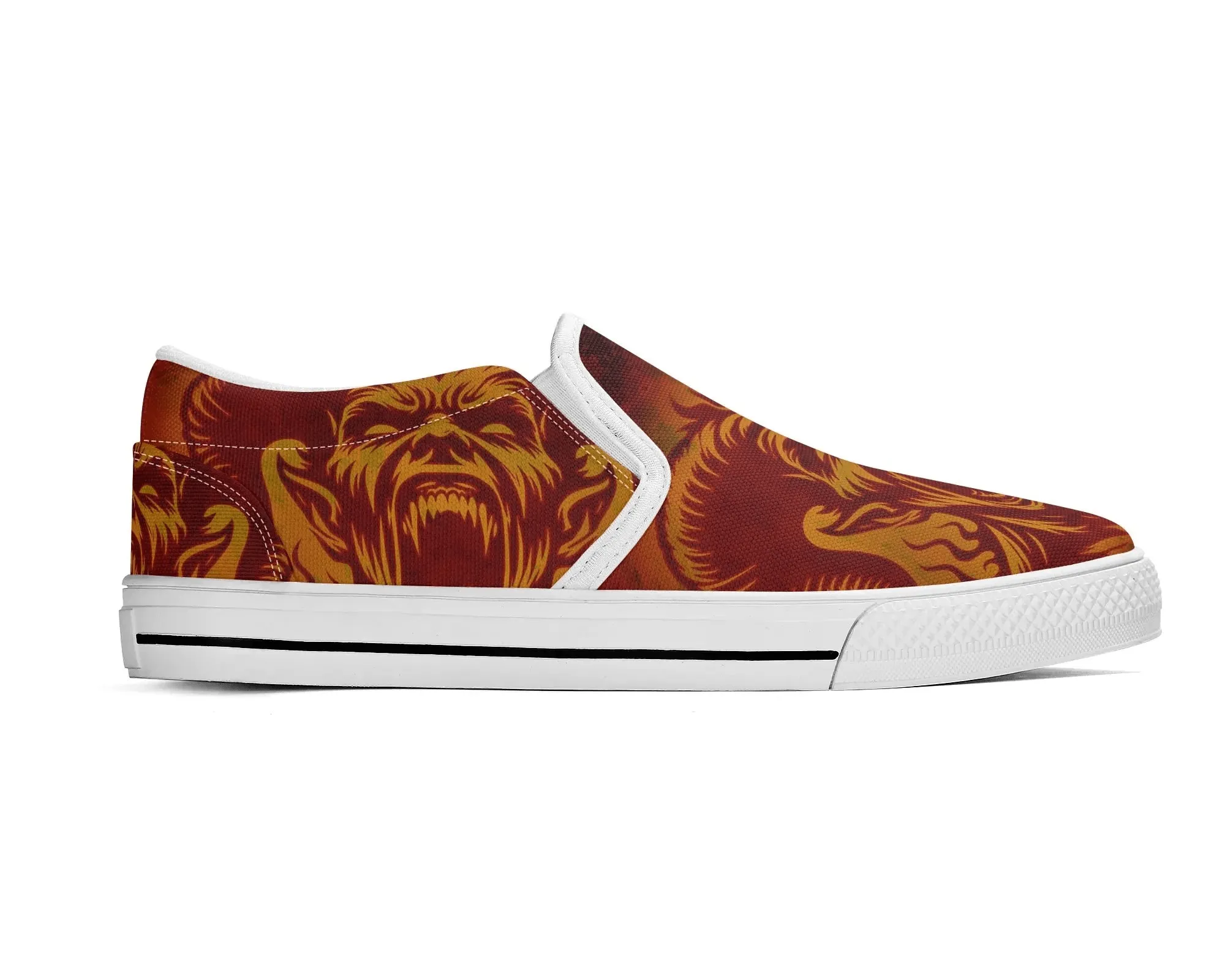 Screaming Demons Slip Ons