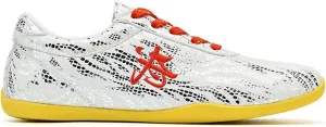 Tai chi Shoes Women Non Slip,Martial Arts Kung fu Sneakers for Men,Taekwondo Training Sport Shoes,Tai ji Kong Fu Wushu Walking Performance Shoes for Gym (Size:40EU,Color:D)