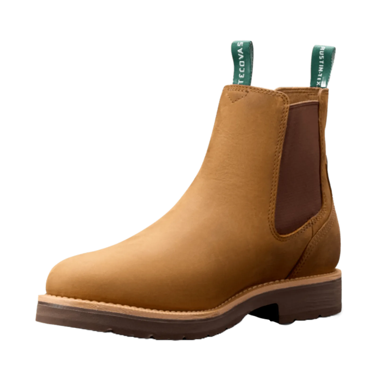 Tecovas Mens Cashew Rugged Chelsea Boots 10080CAS