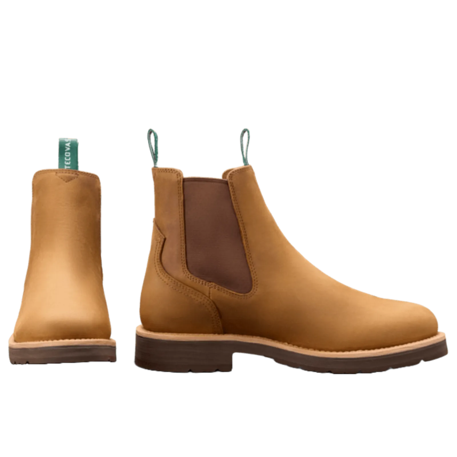 Tecovas Mens Cashew Rugged Chelsea Boots 10080CAS