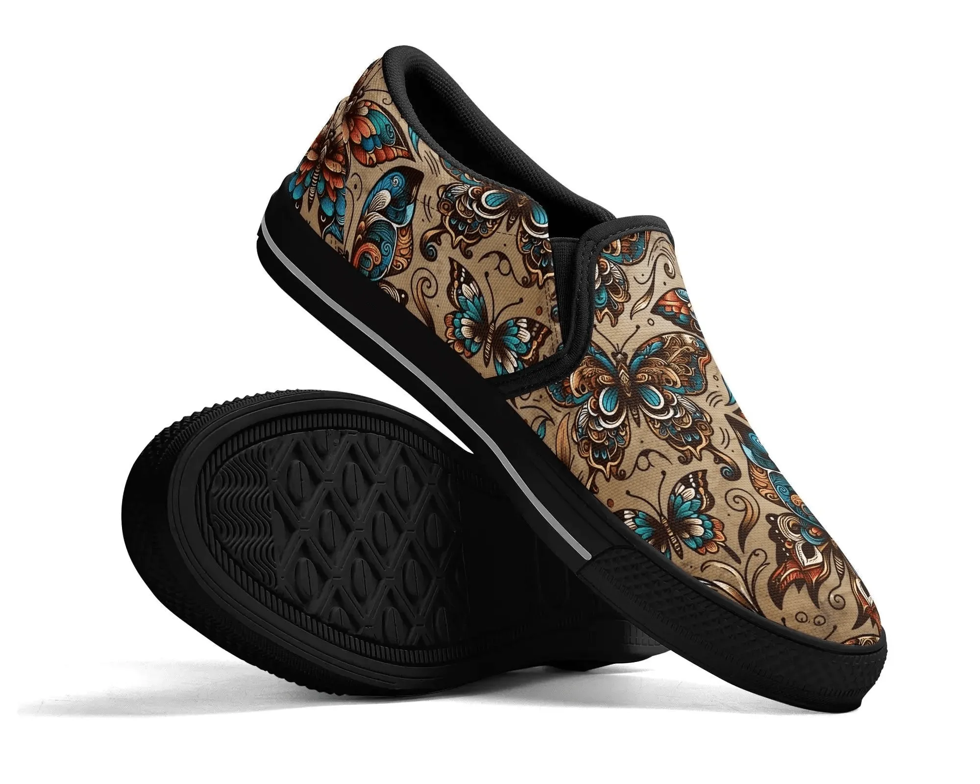 Traditional B-Fly Slip Ons