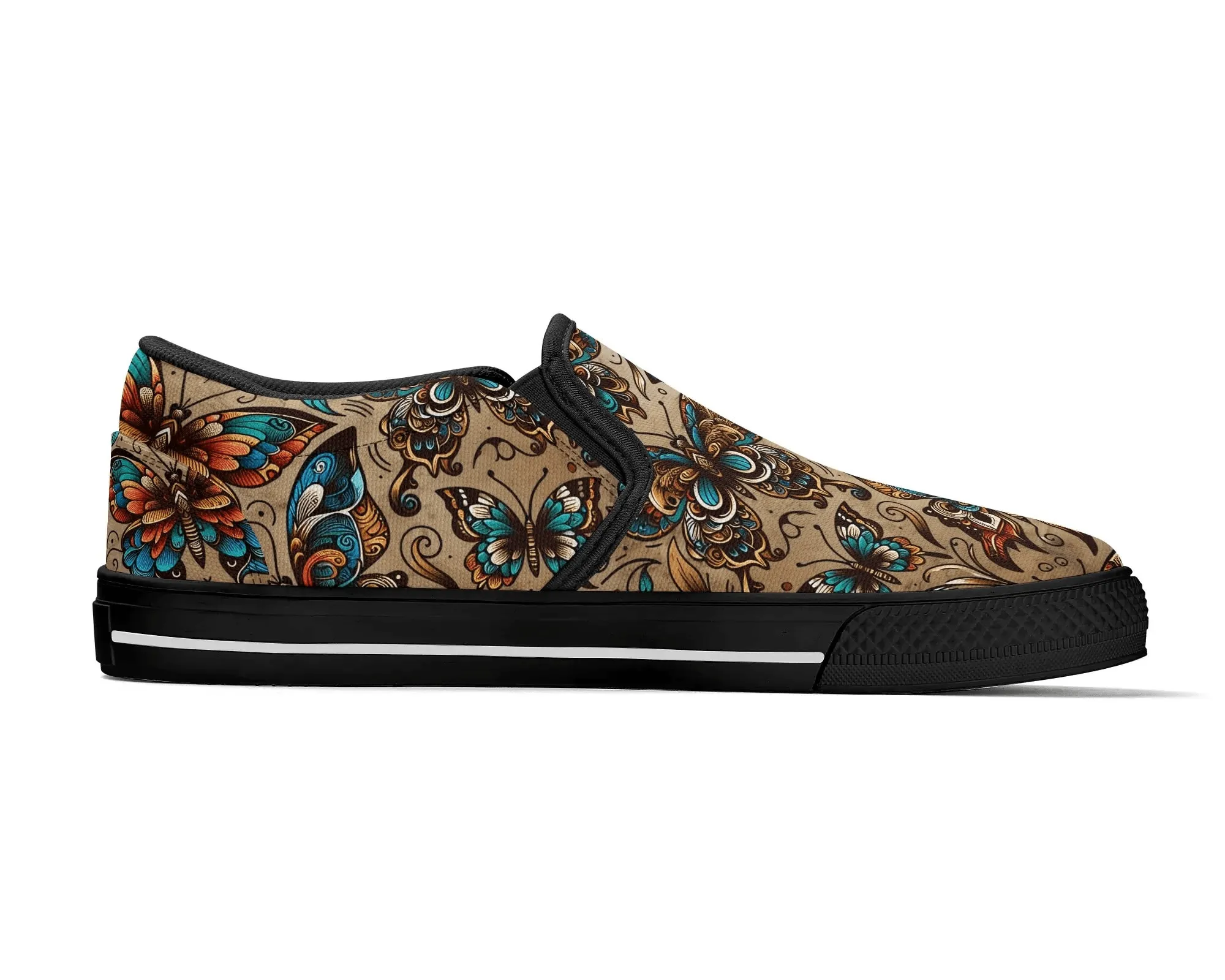 Traditional B-Fly Slip Ons